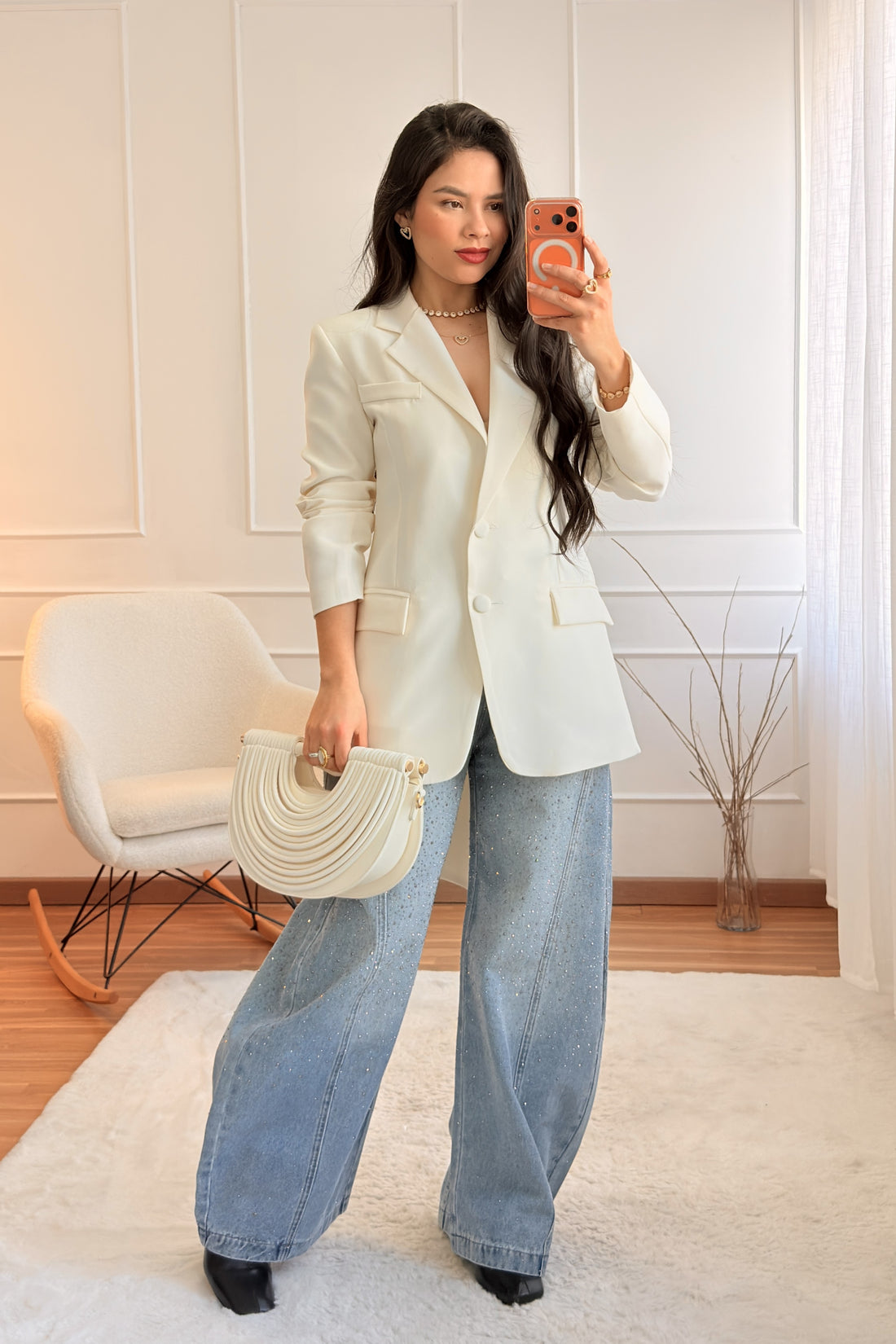 Blazer com Laço nas Costas LUMINA - lavishiochicBlazerlumina