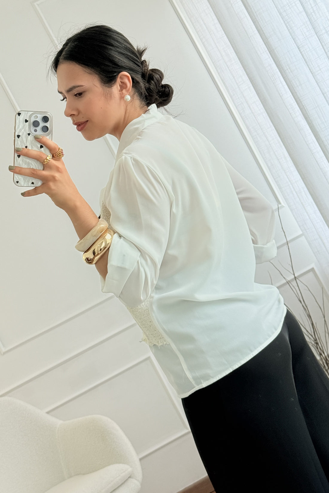 Blusa estilo Chanel
