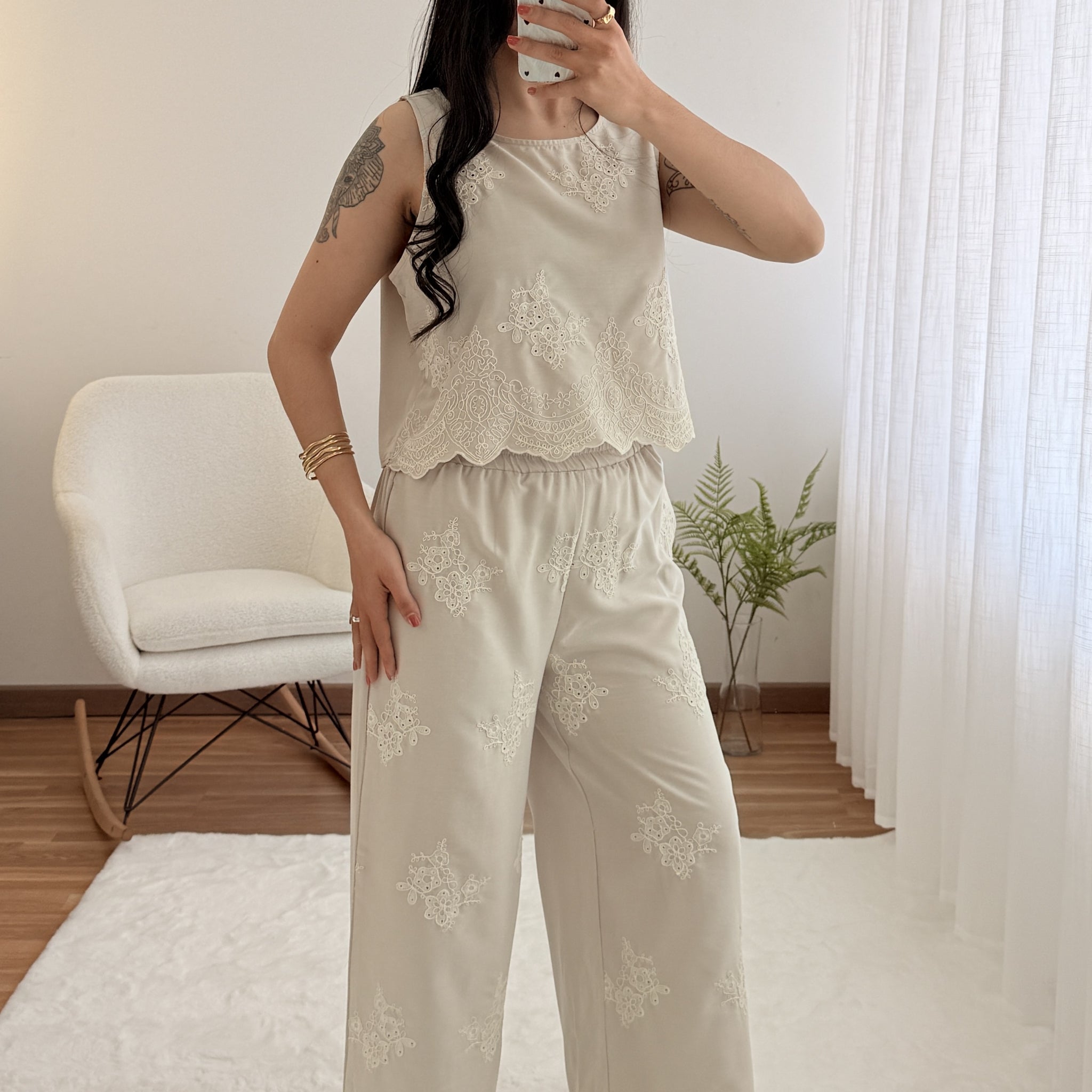 Conjunto colete+calça FLAMMODE