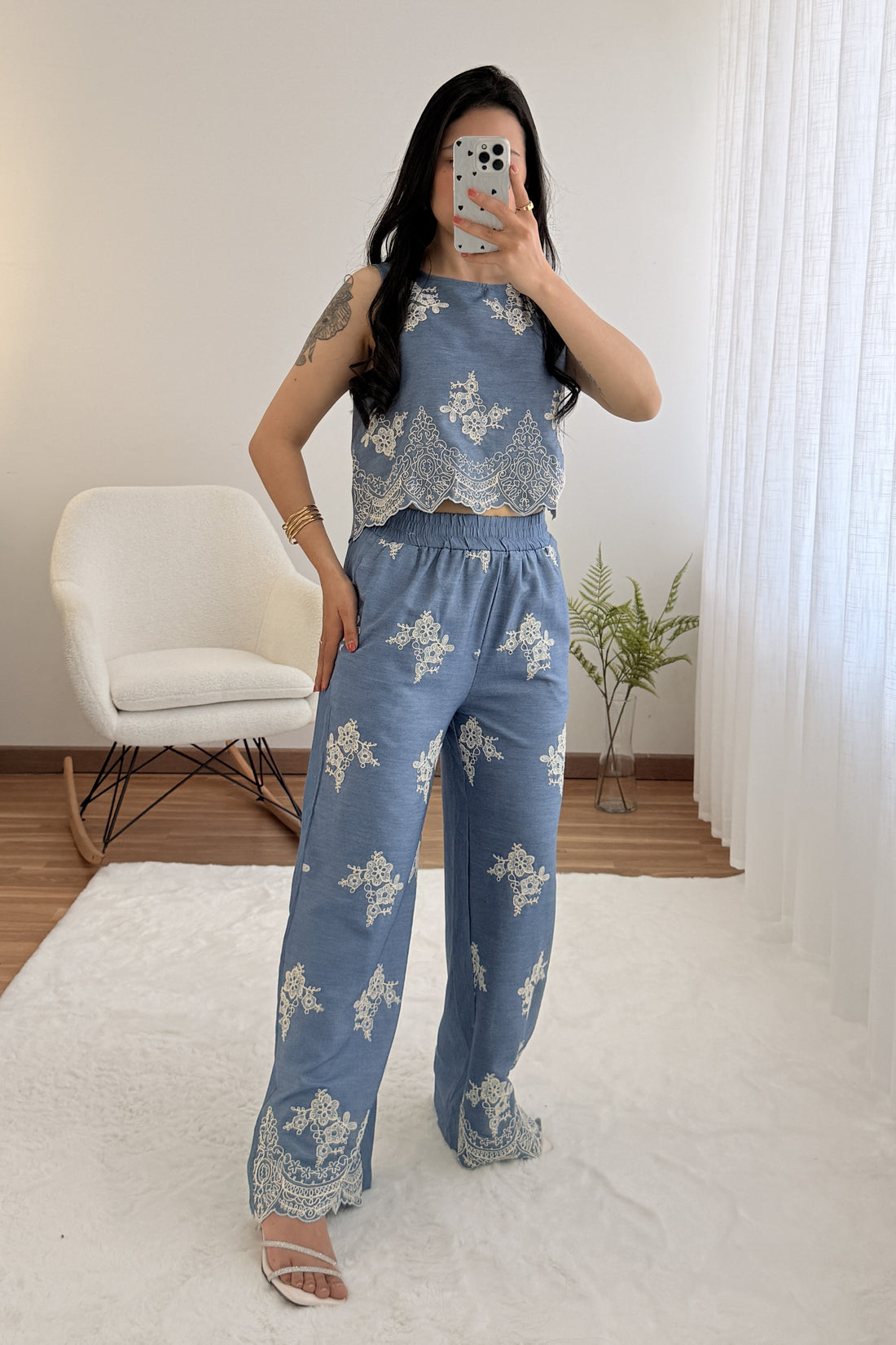 Conjunto colete+calça FLAMMODE