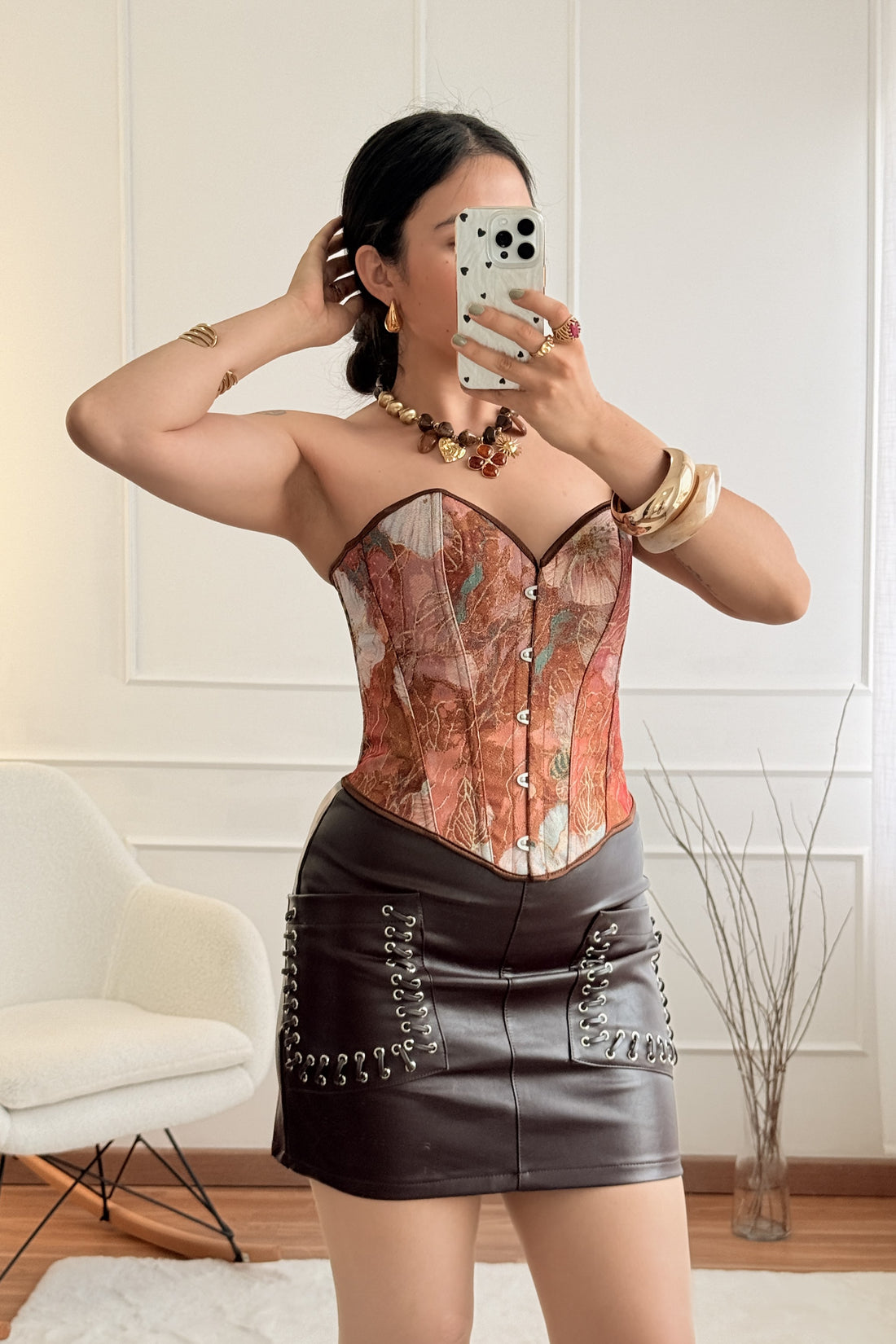 Top francês vintage AZAKA