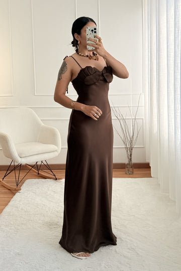 Vestido alças finas