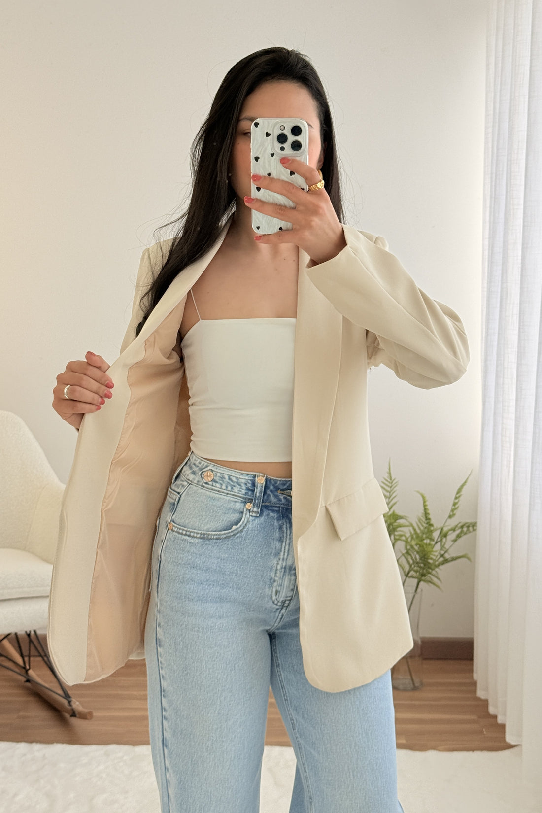 Blazer com forro dentro