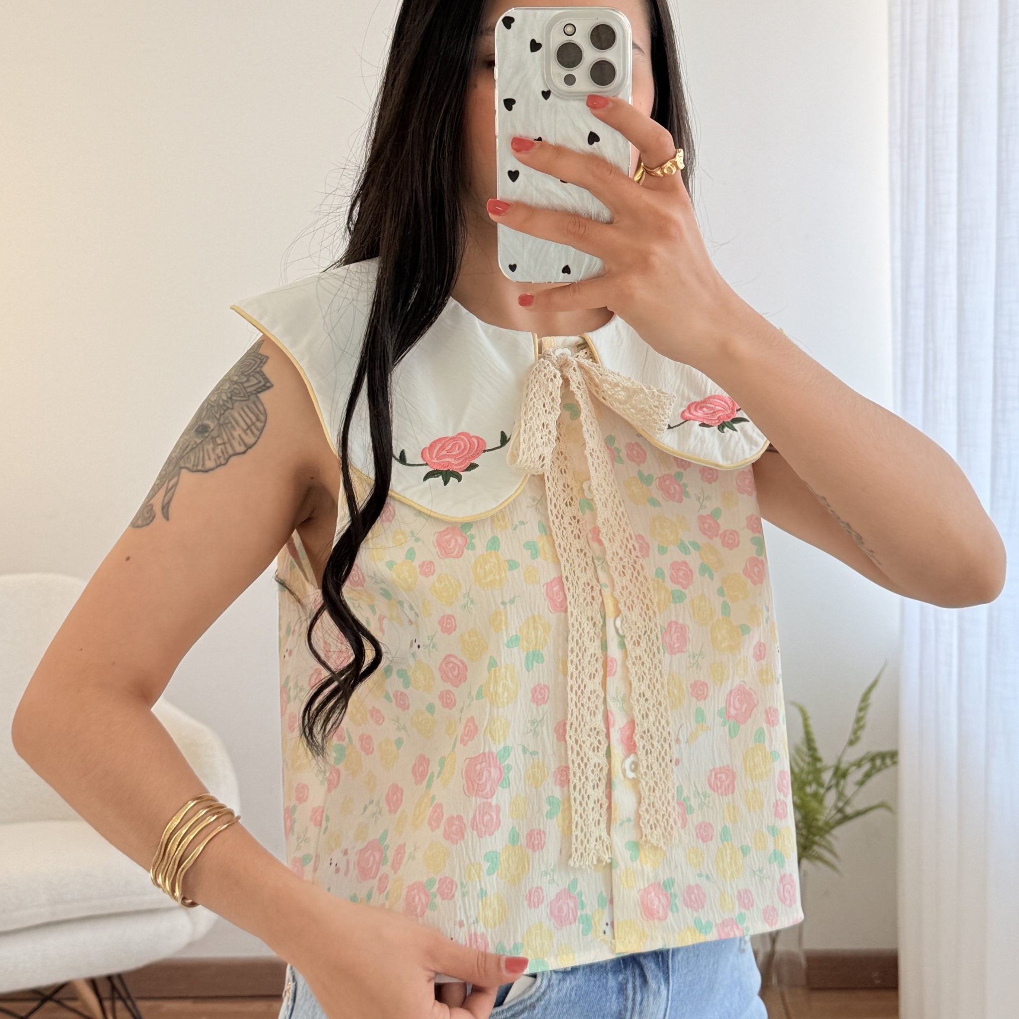 Blusa rosa doce MOCHY