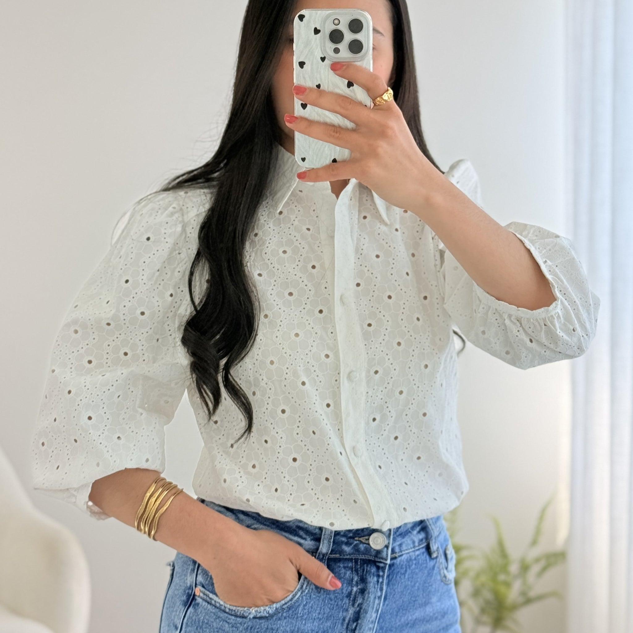 Blusa recortes DROLE DE COPINE