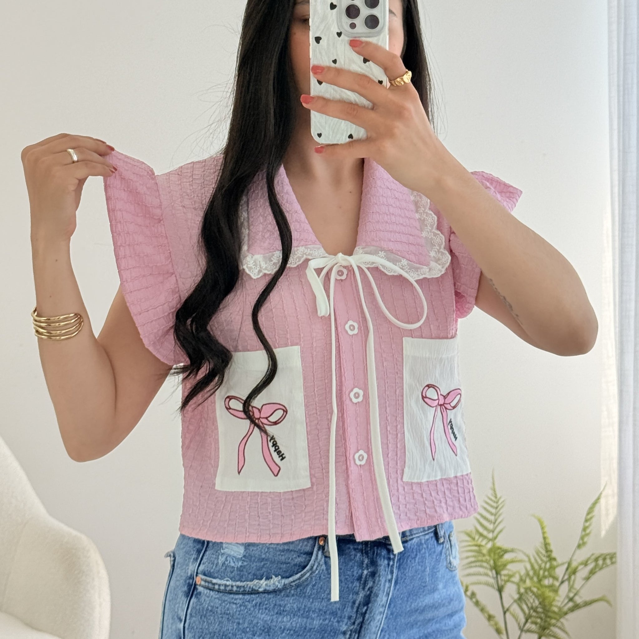 Blusa laço doce MOCHY