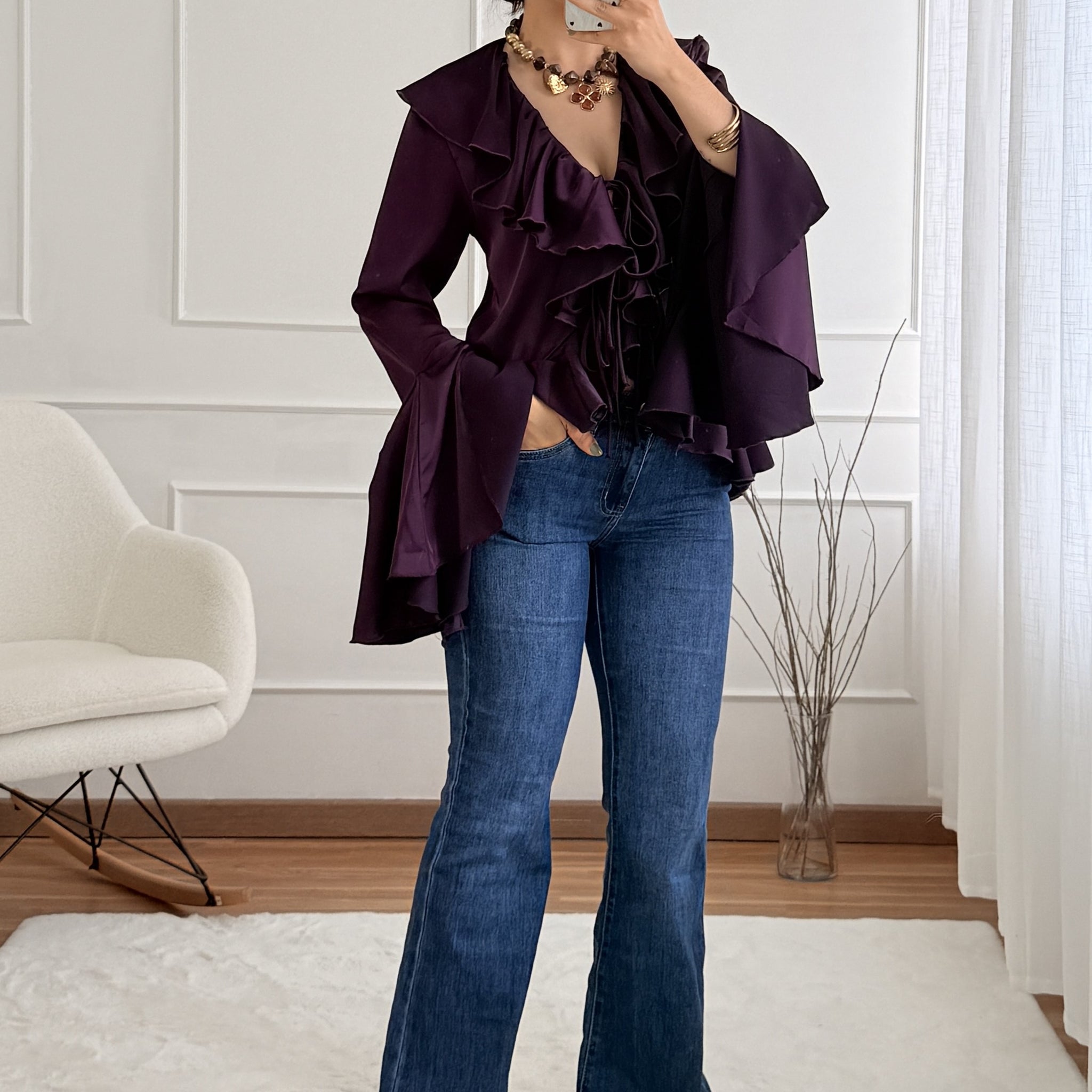 Calça cintura baixa QUEEN HEARTS