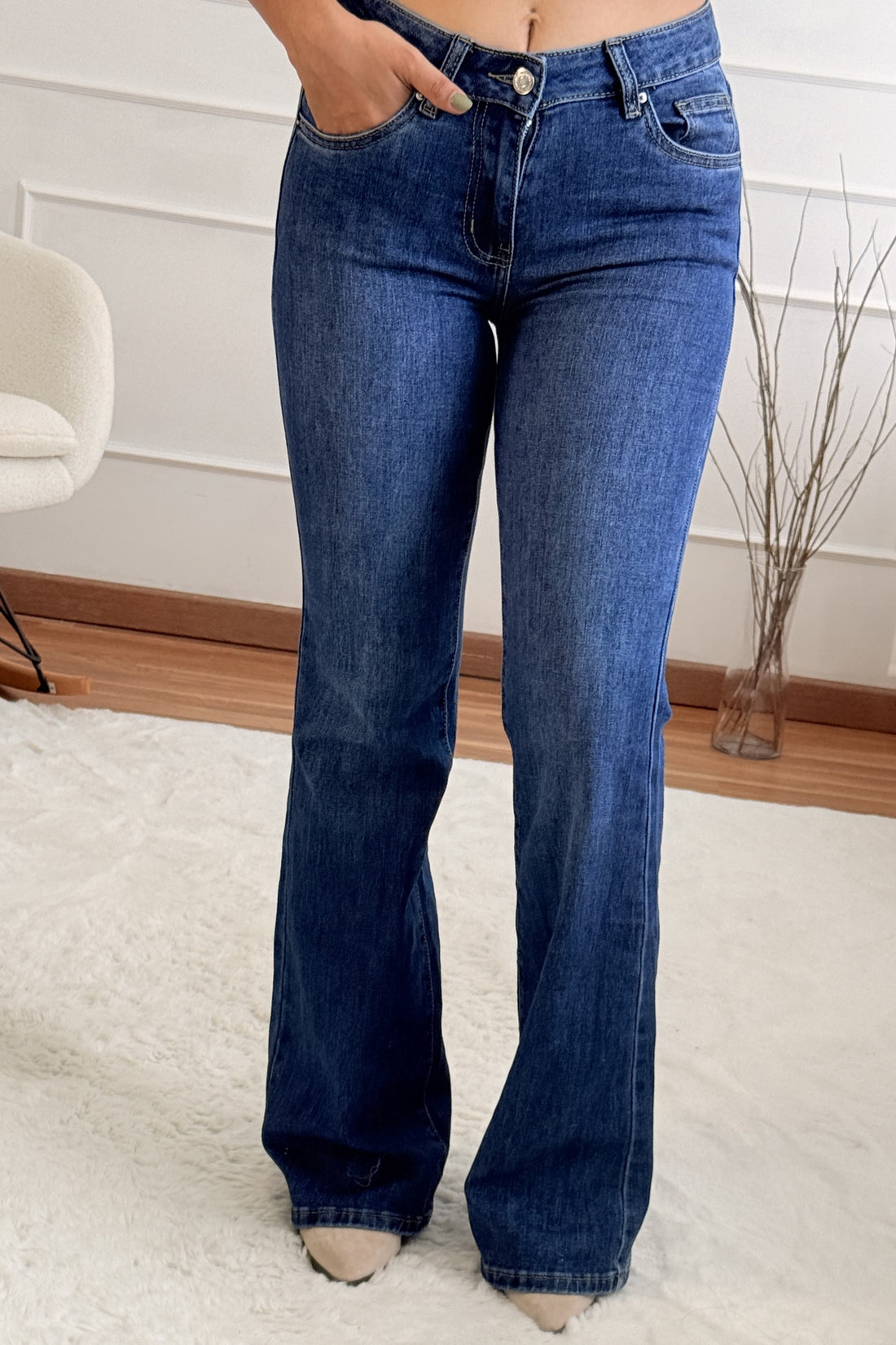 Calça cintura baixa QUEEN HEARTS