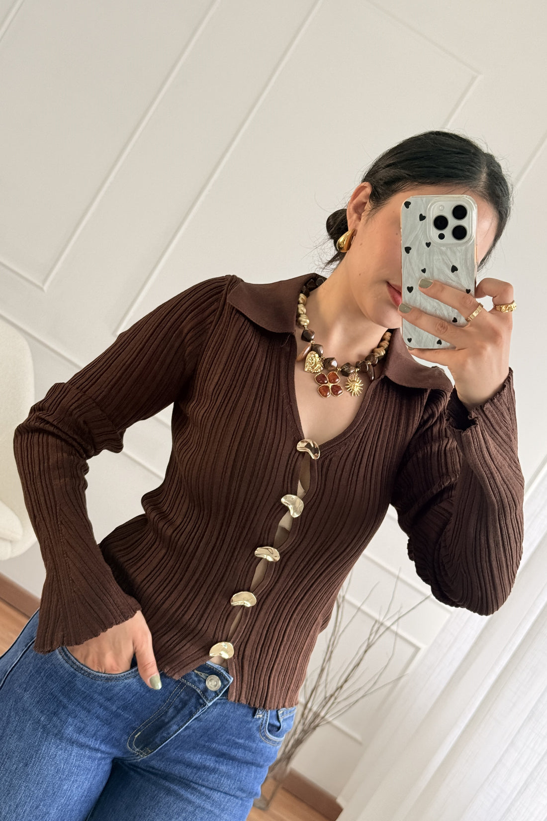 Blusa botões DROLE DE COPINE