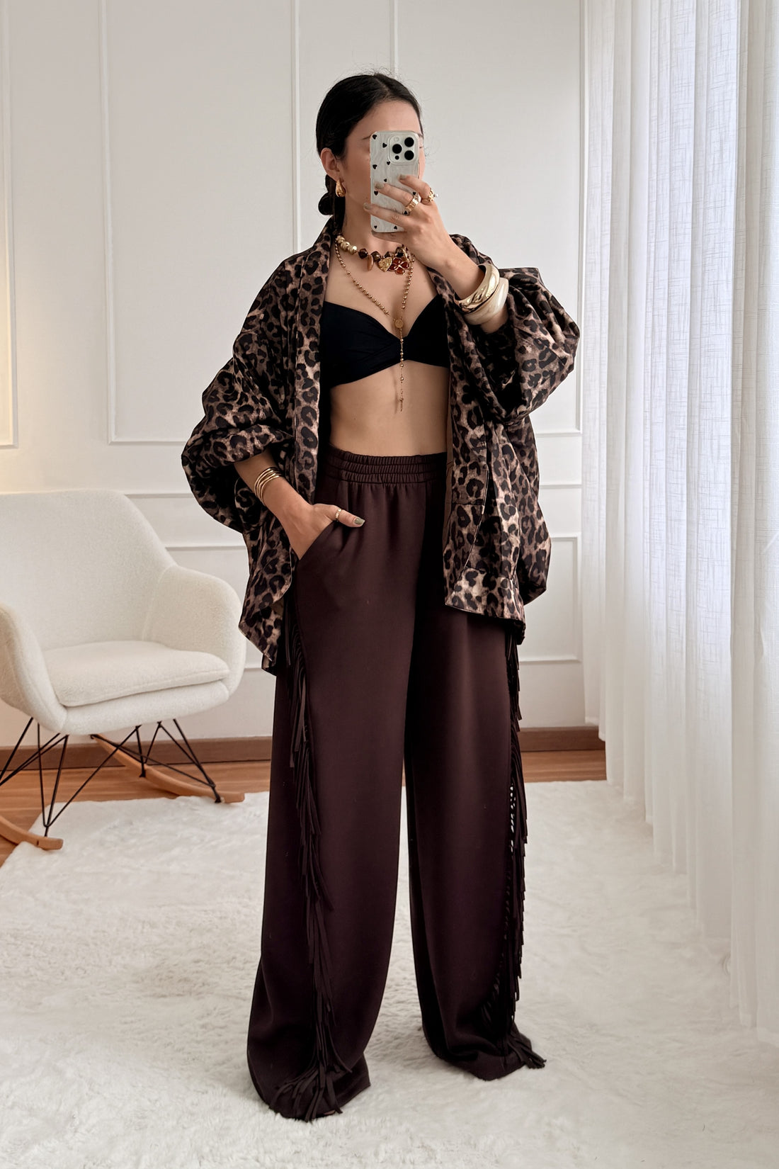 Bomber oversize leopardo MOCHY