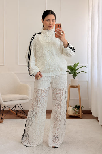 Conjunto esportivo de renda