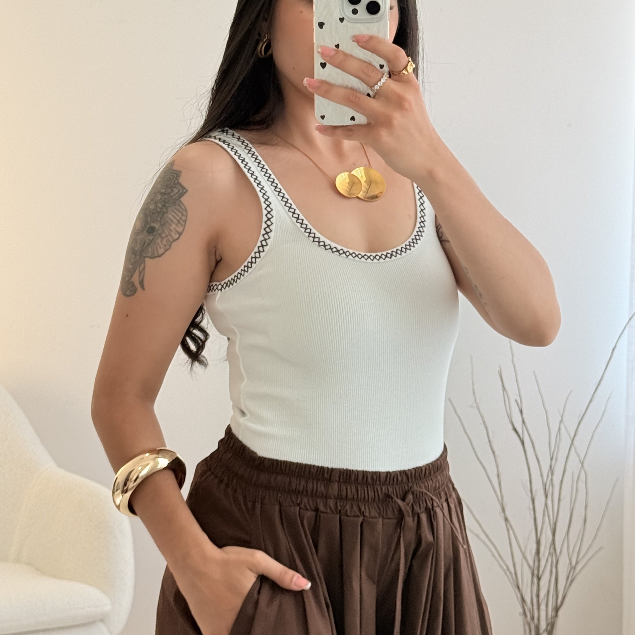 Top versátil LUMINA