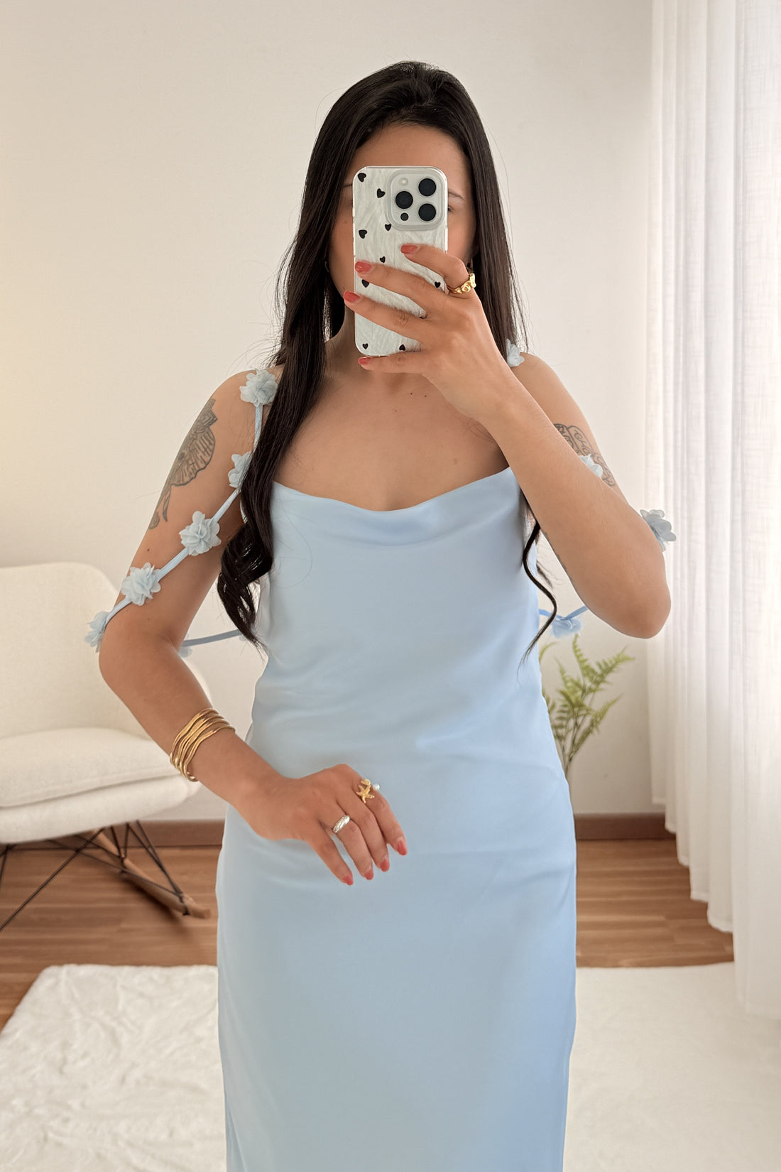Vestido duas alças ELLI WHITE