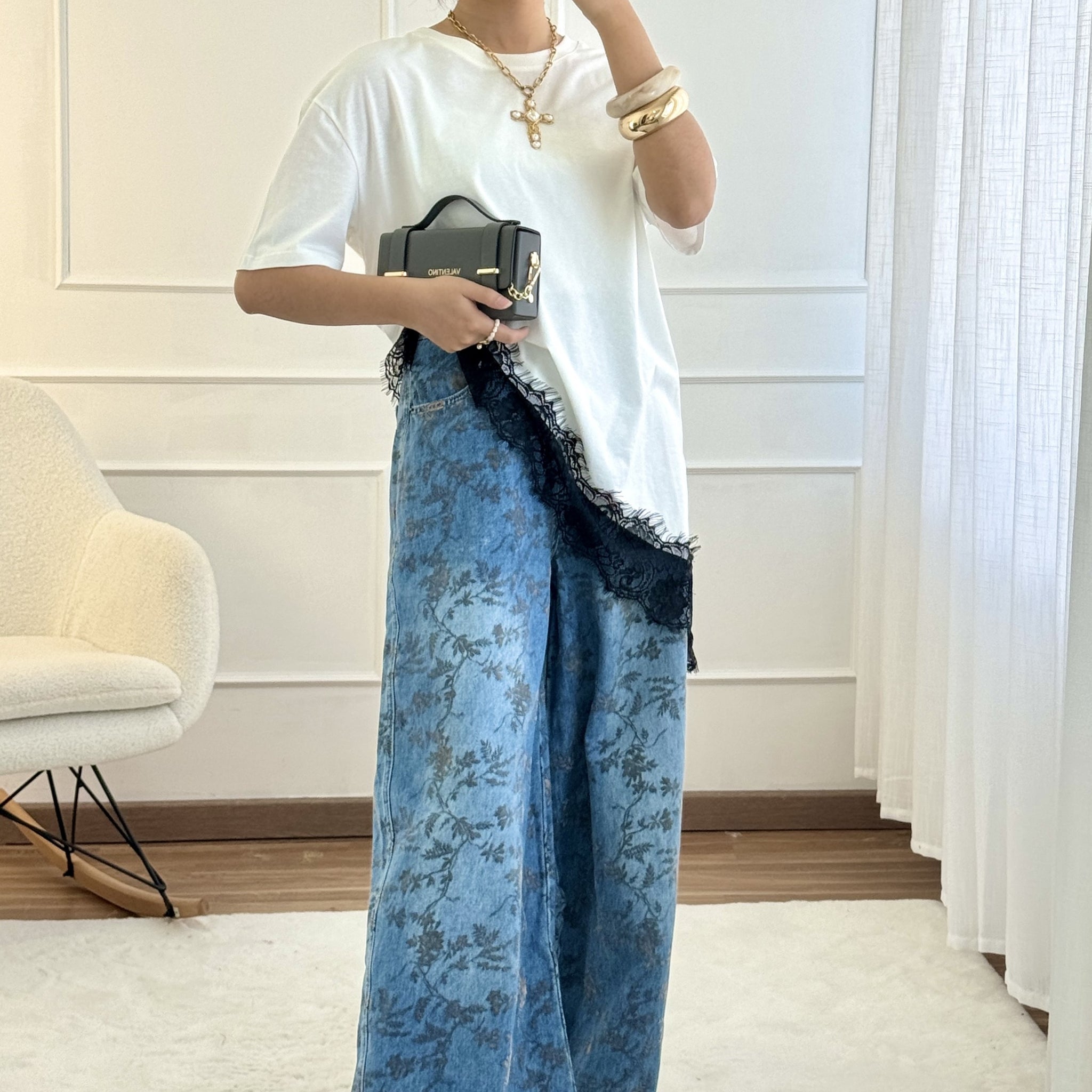 Calça com estampado