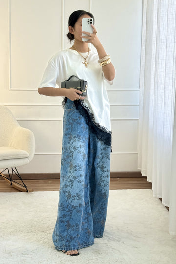 Calça com estampado