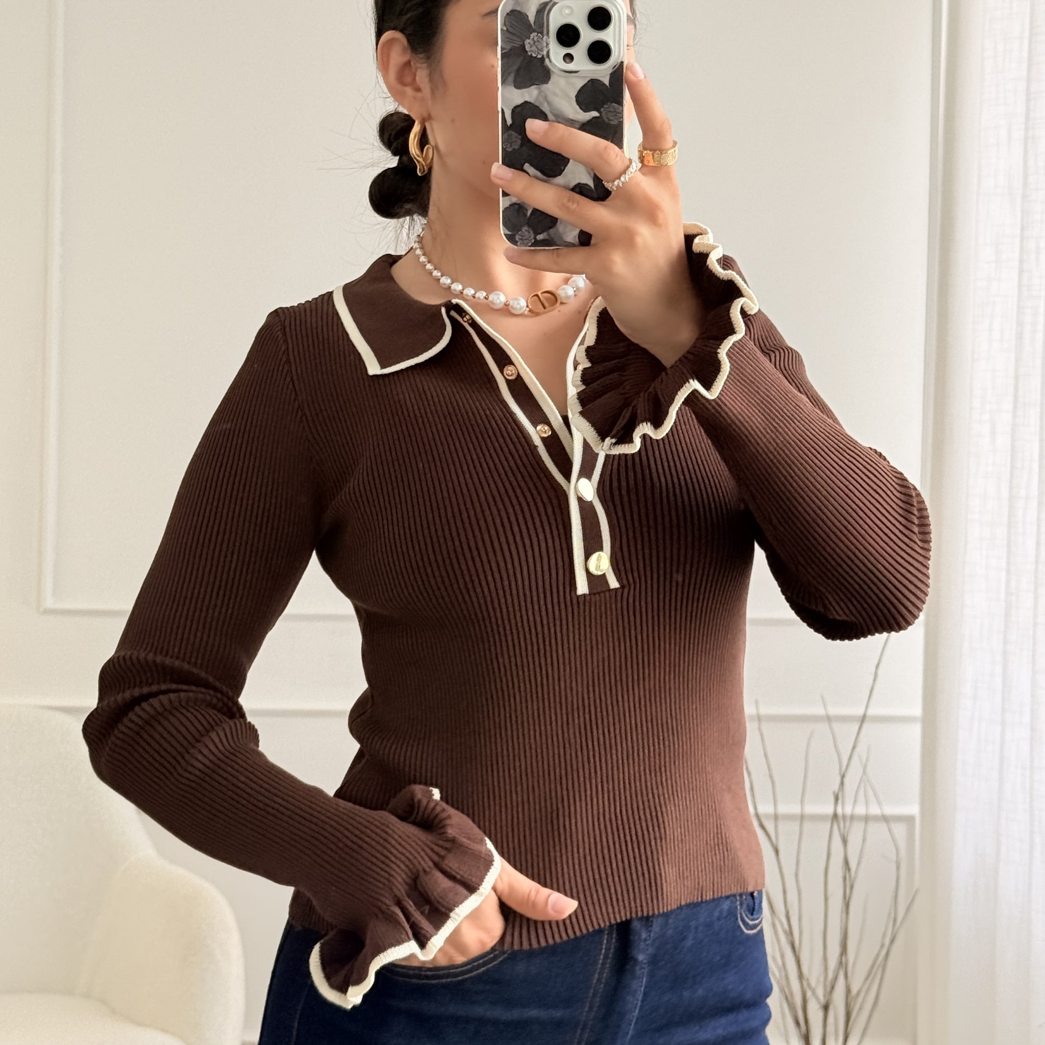 Camisola de malha DROLE DE COPINE