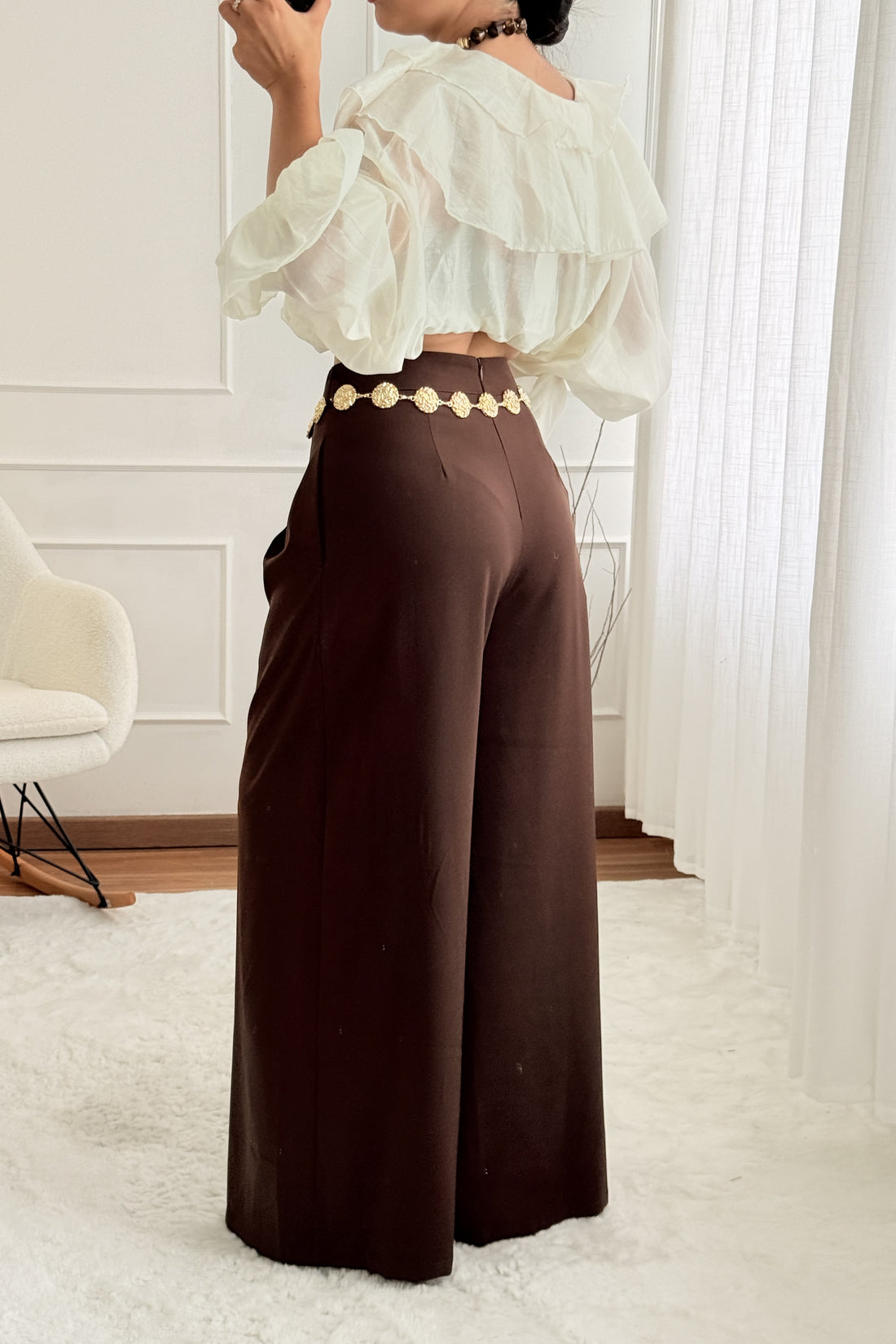 Blusa com aplicações florais MOCHY
