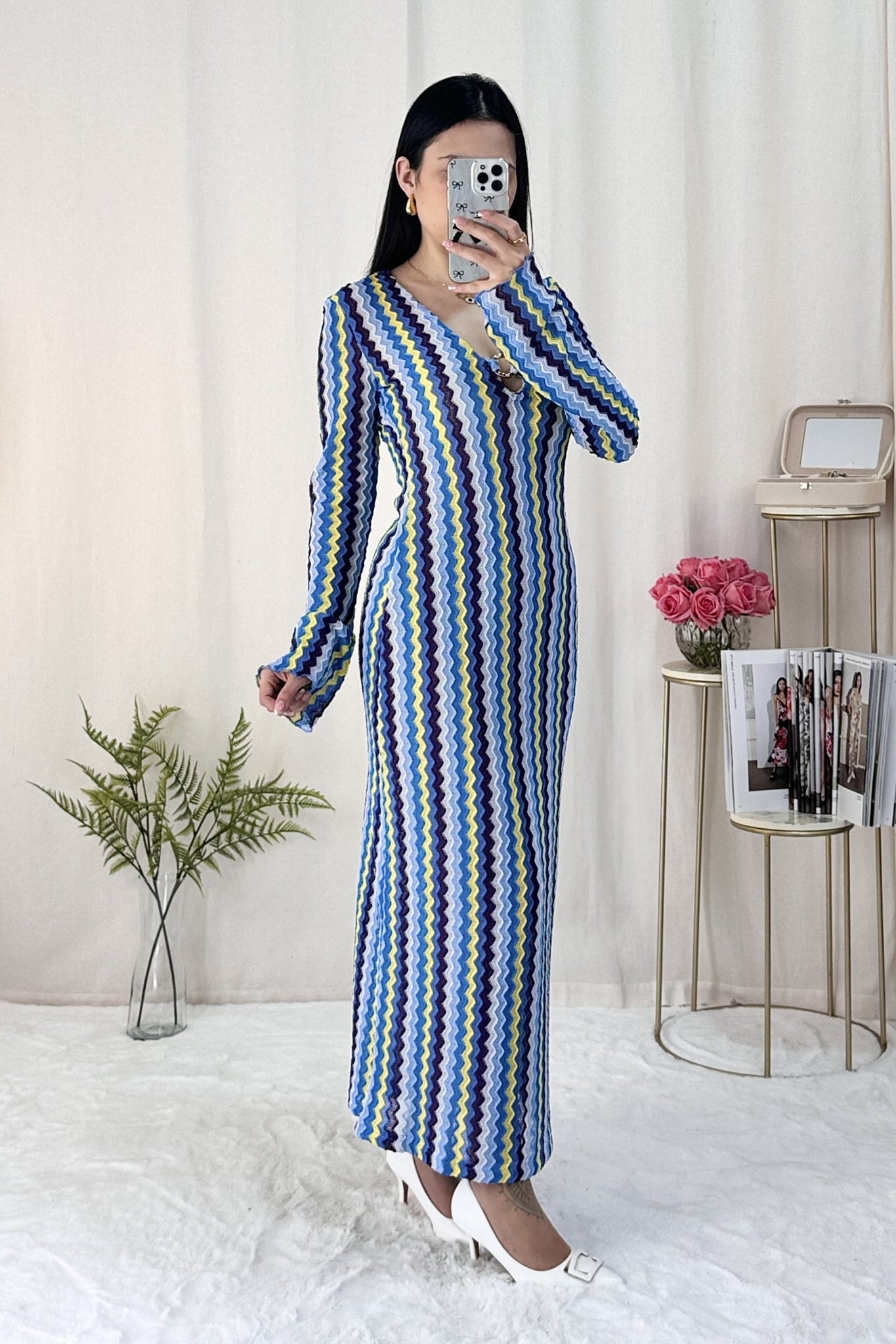 Vestido de punto ajustado