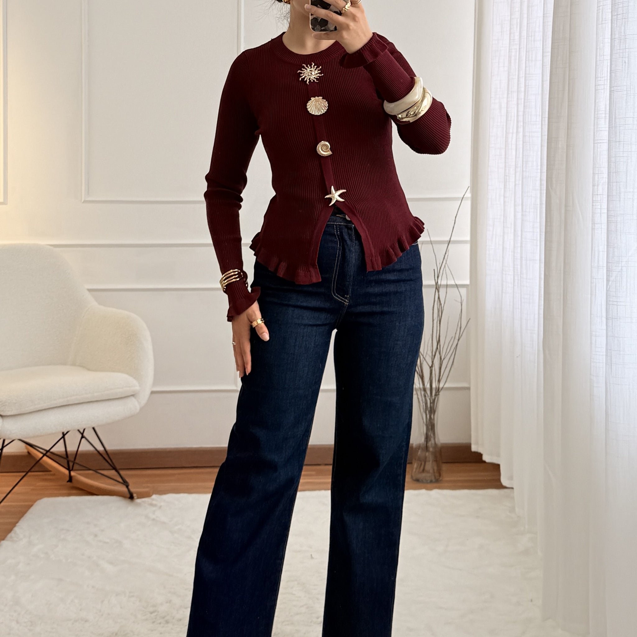 Calça perna reta QUEEN HEARTS