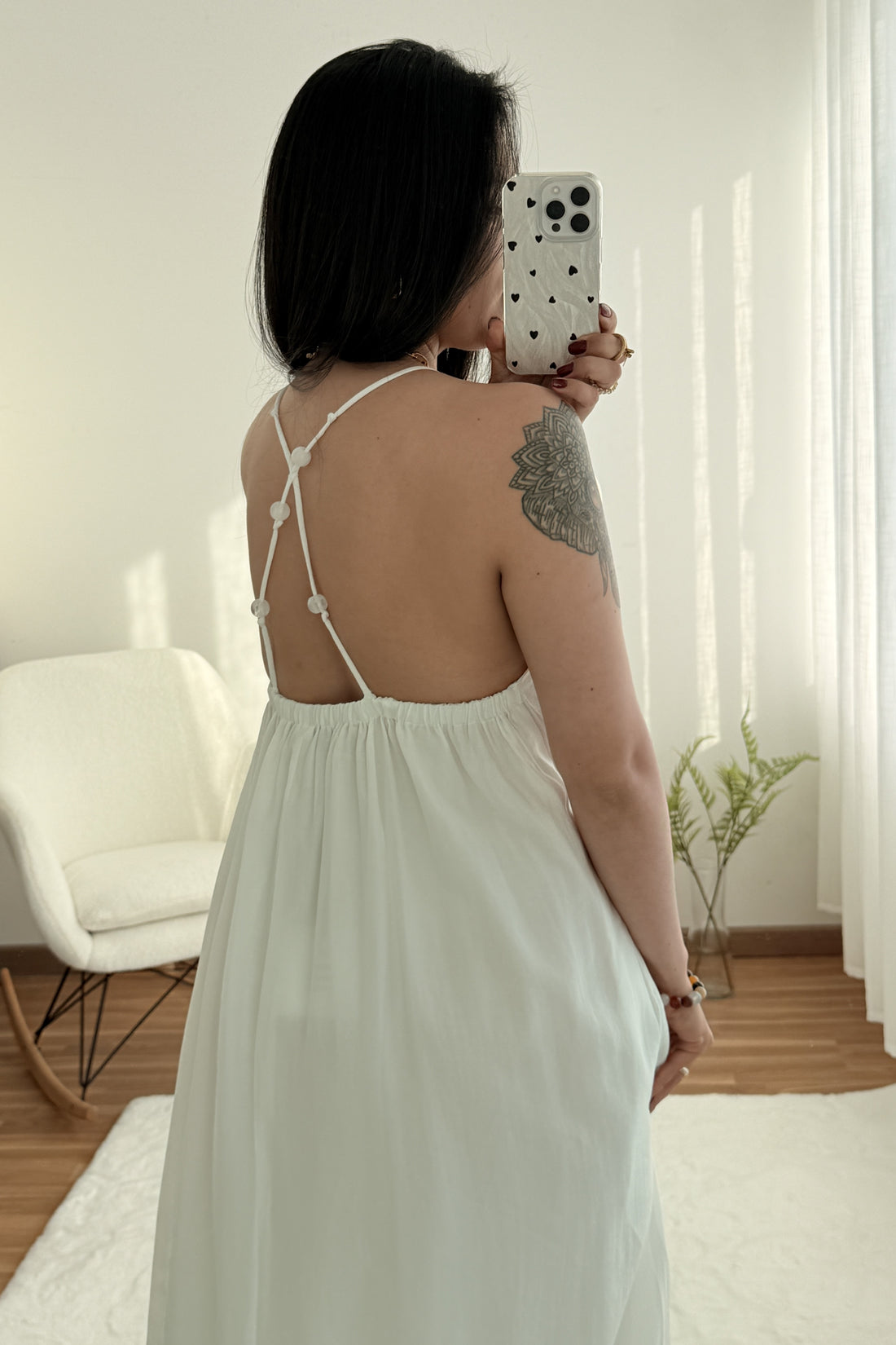 Vestido longo balão LUMINA