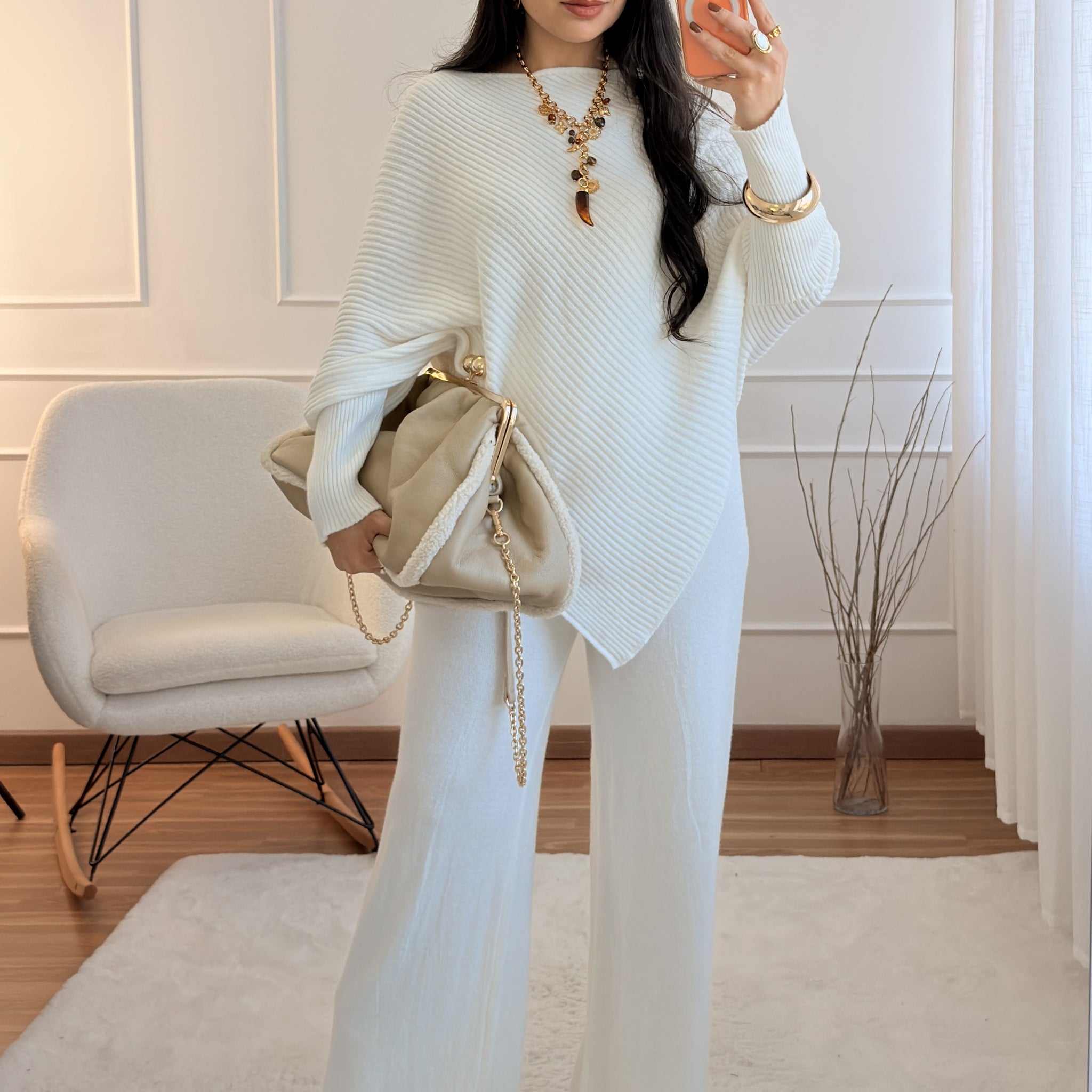 Camisola assimétrica