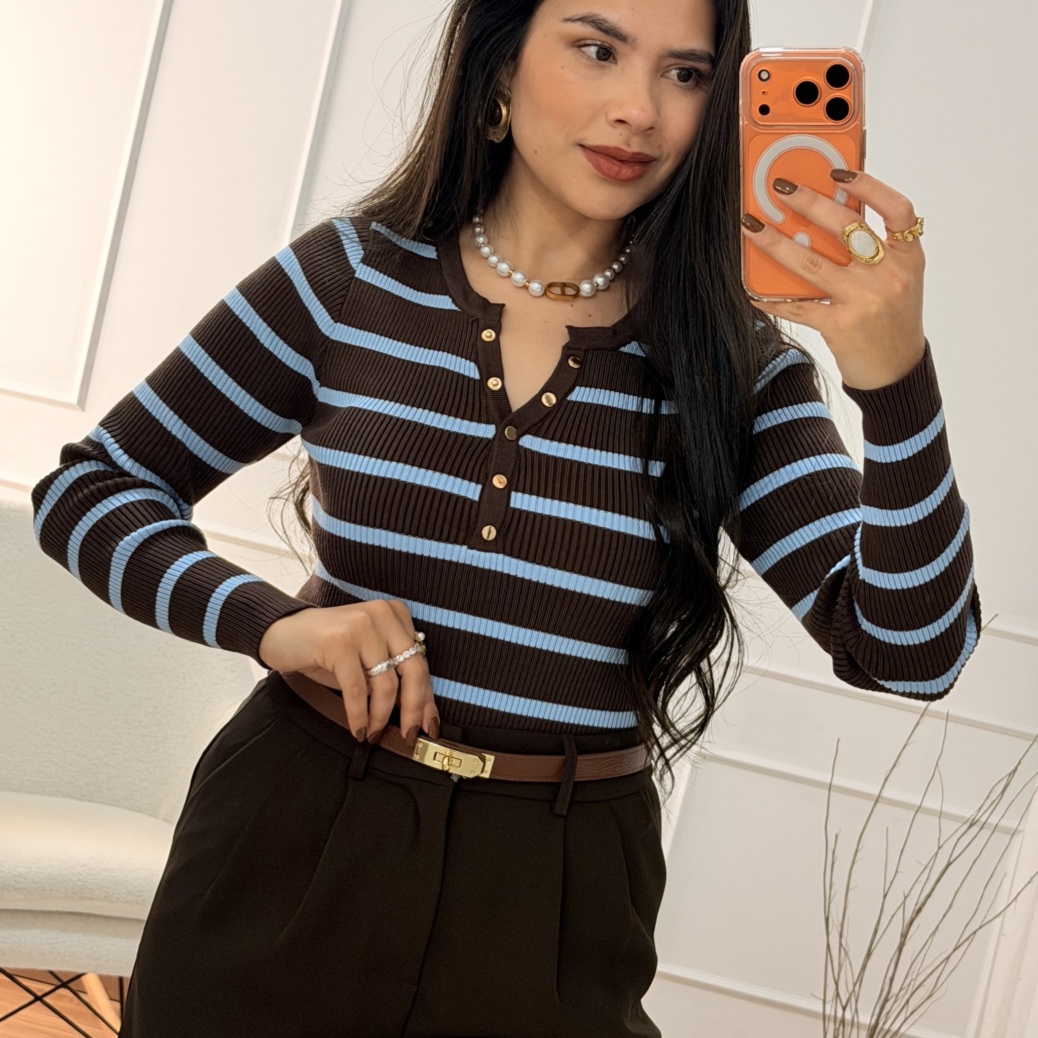 Camisola riscas DROLE DE COPINE