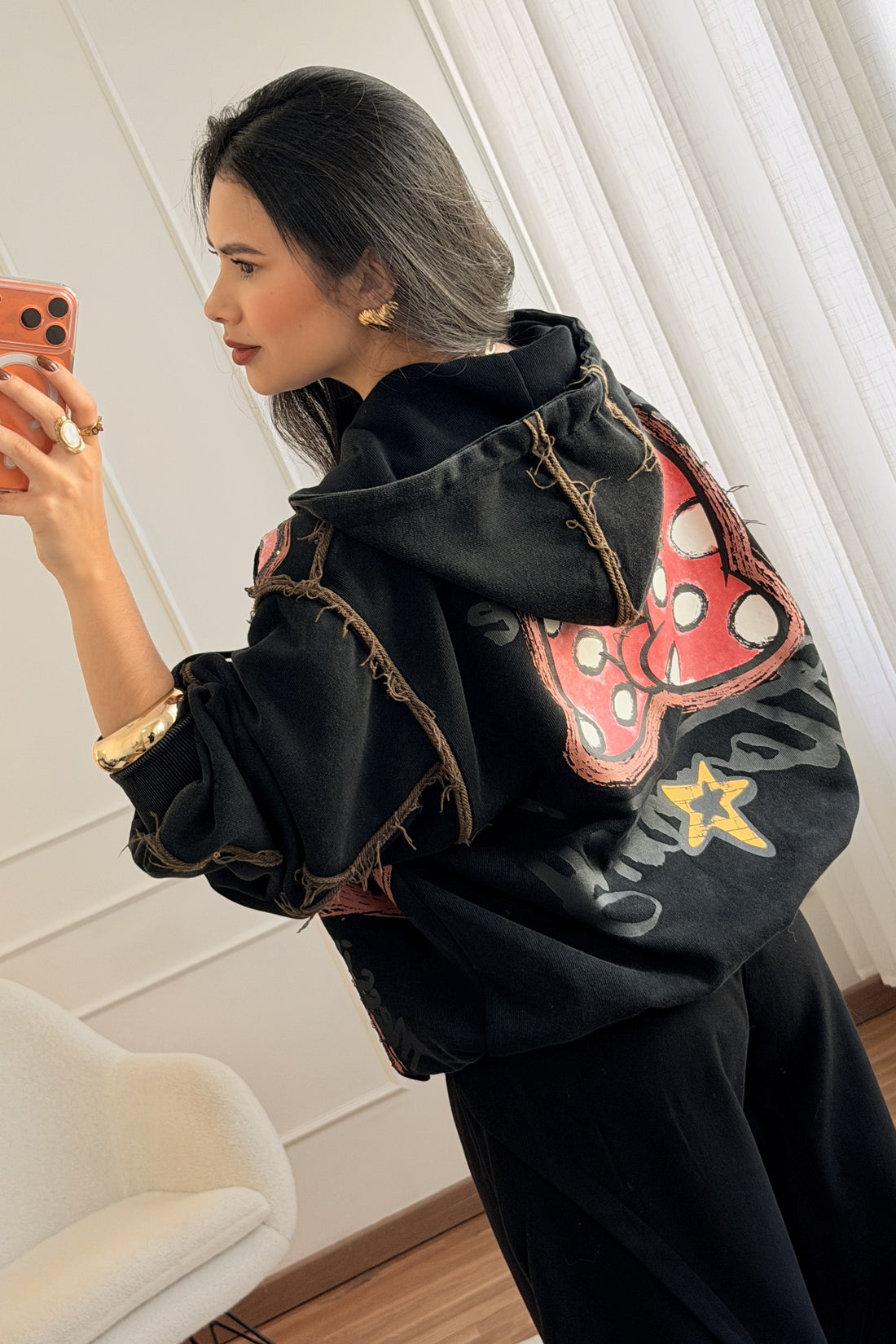 Casaco estampa minnie