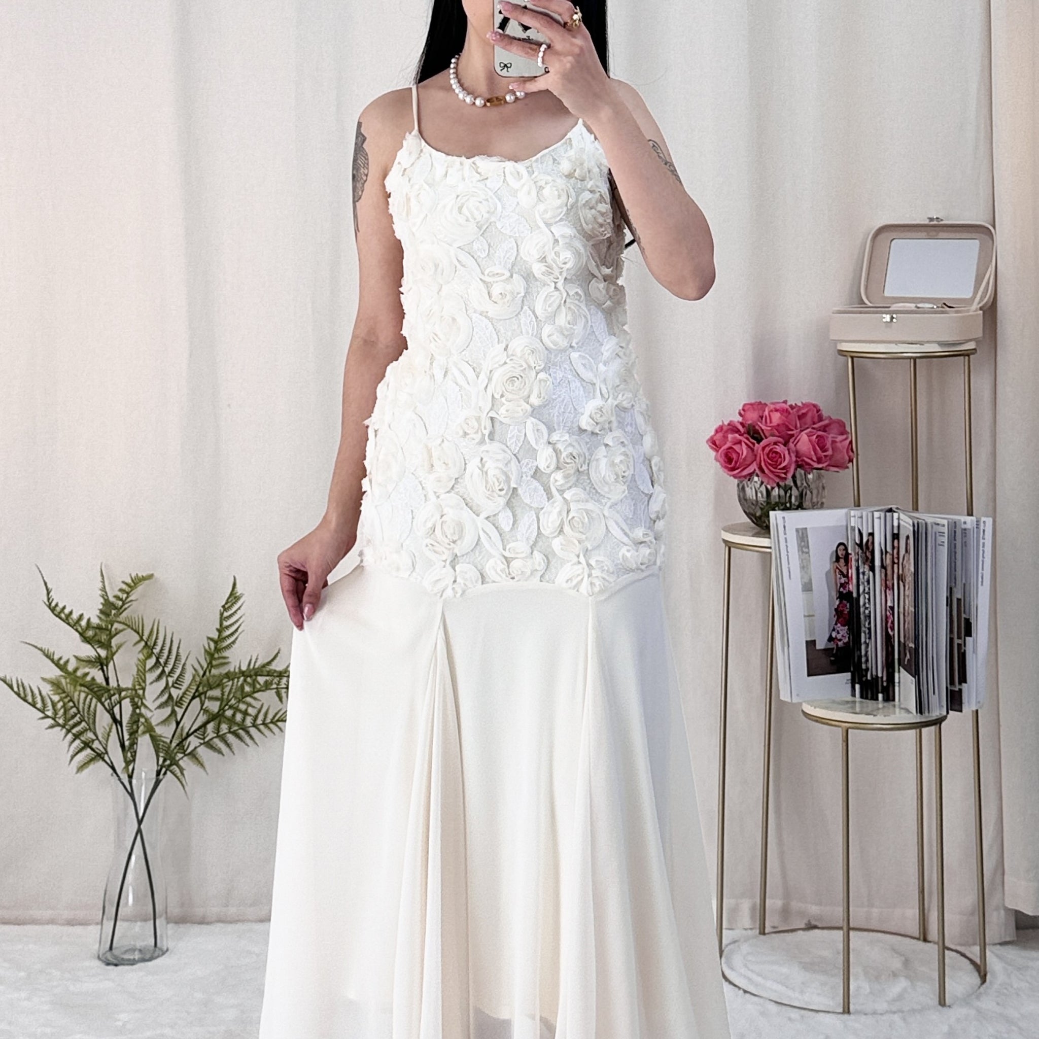 Vestido florais3D AZAKA