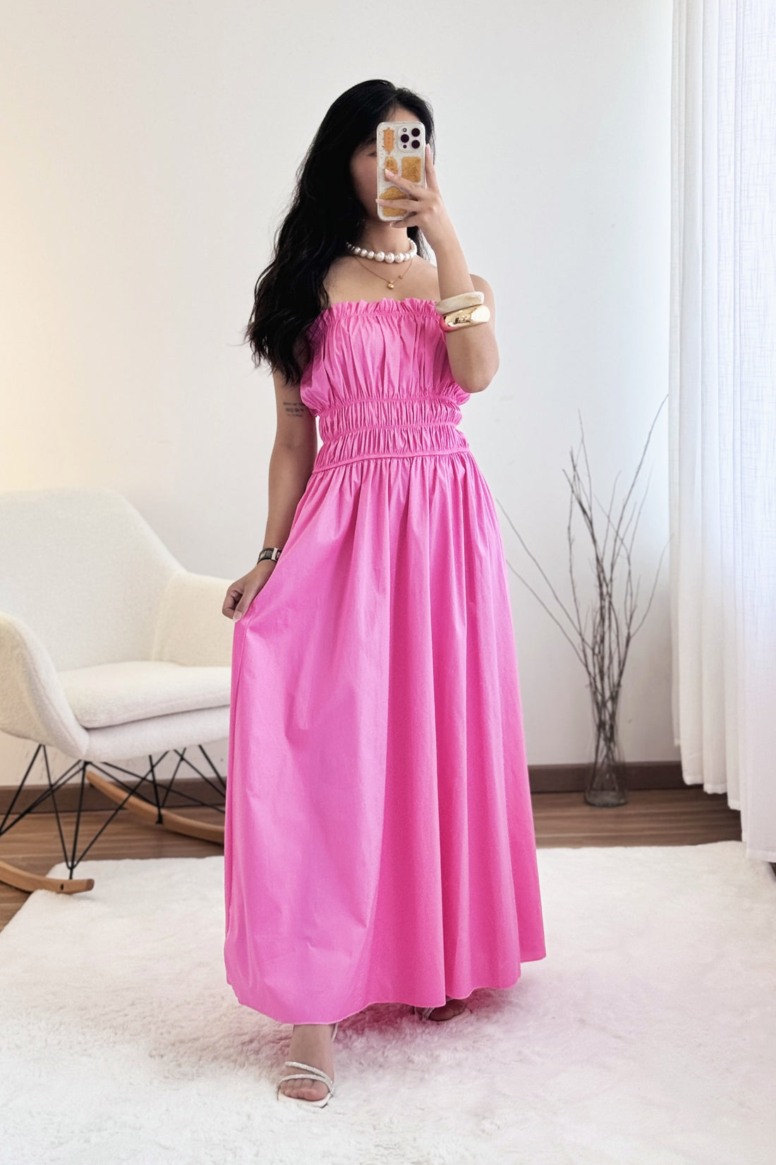 Vestido  elástico na cintura