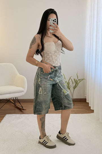 Elegantes shorts vaqueros MOCHY