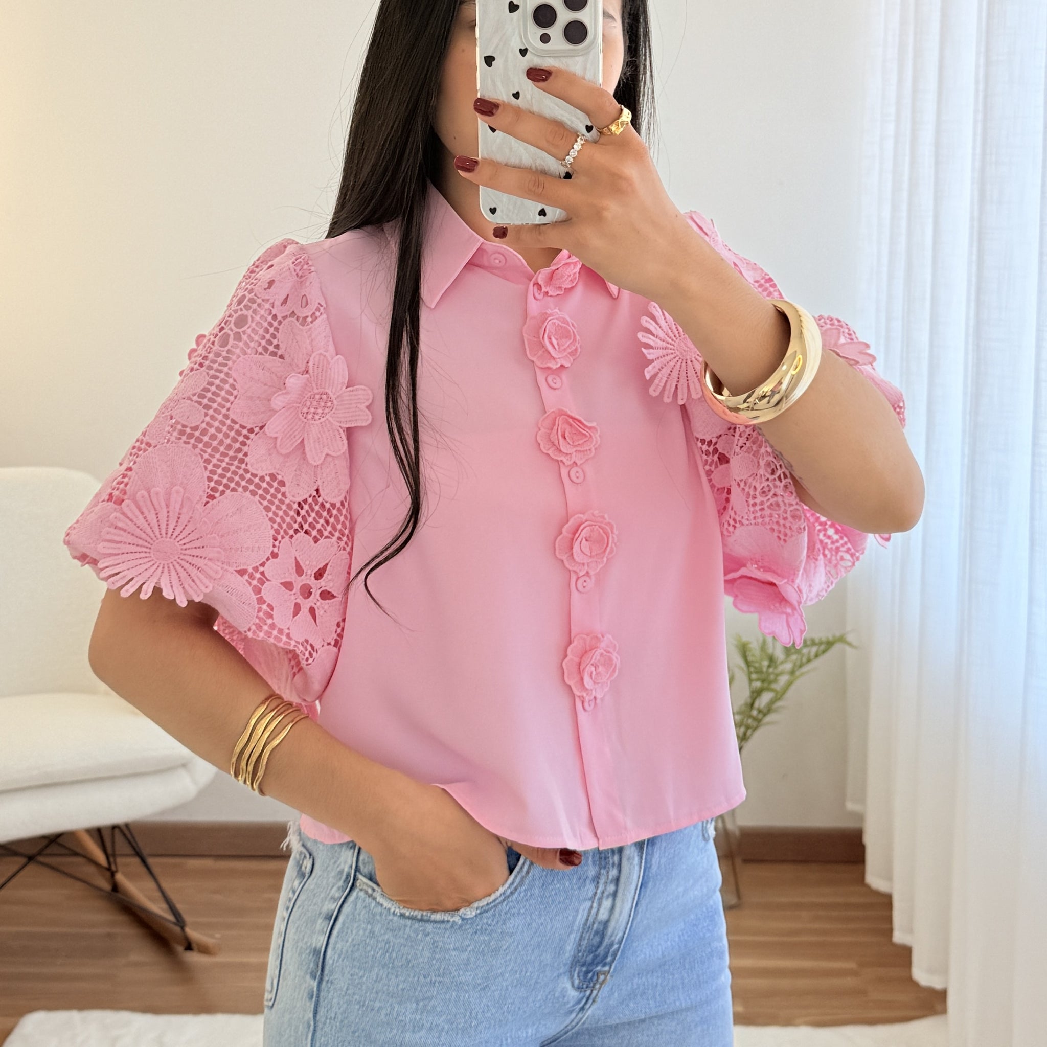 Blusa romántica ELLI WHITE