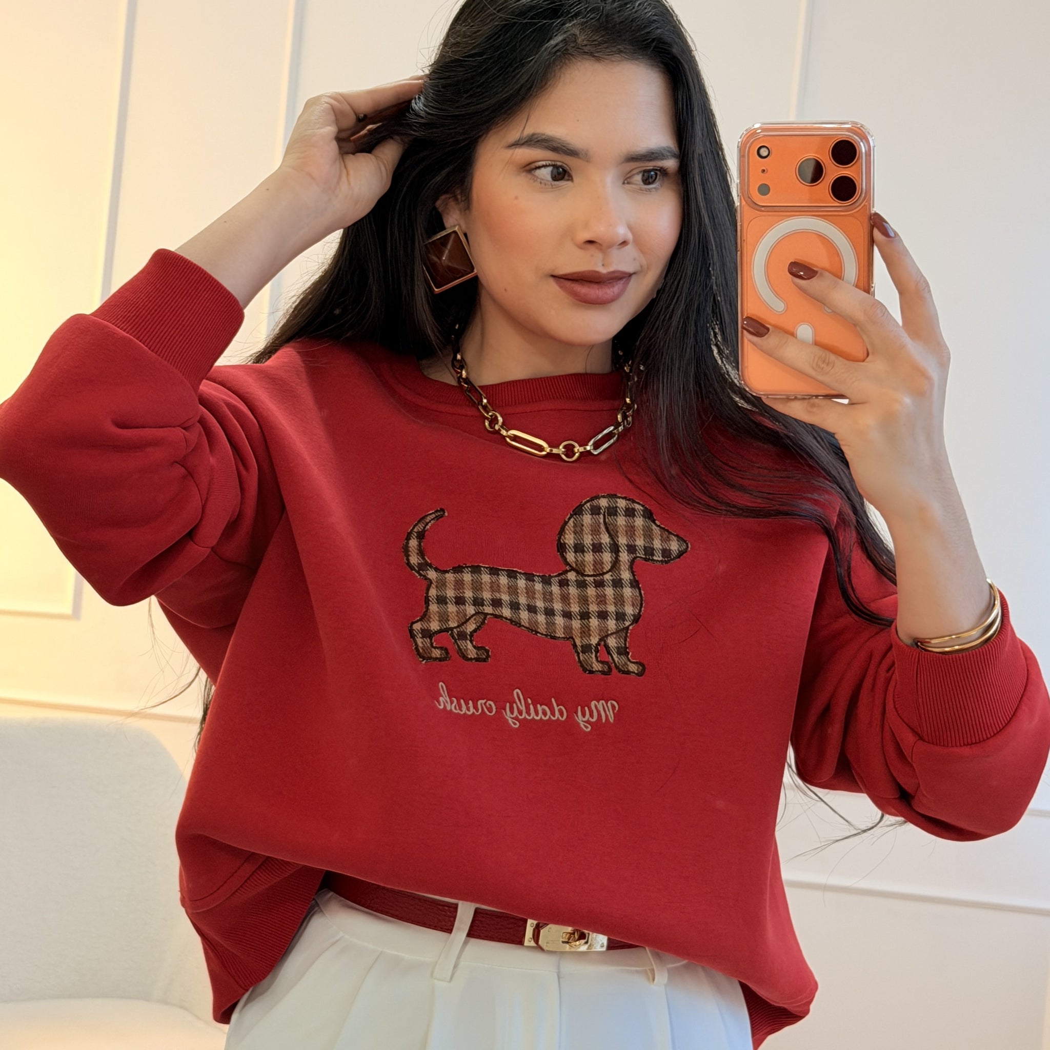 Sweat estampado dachshund LUMINA