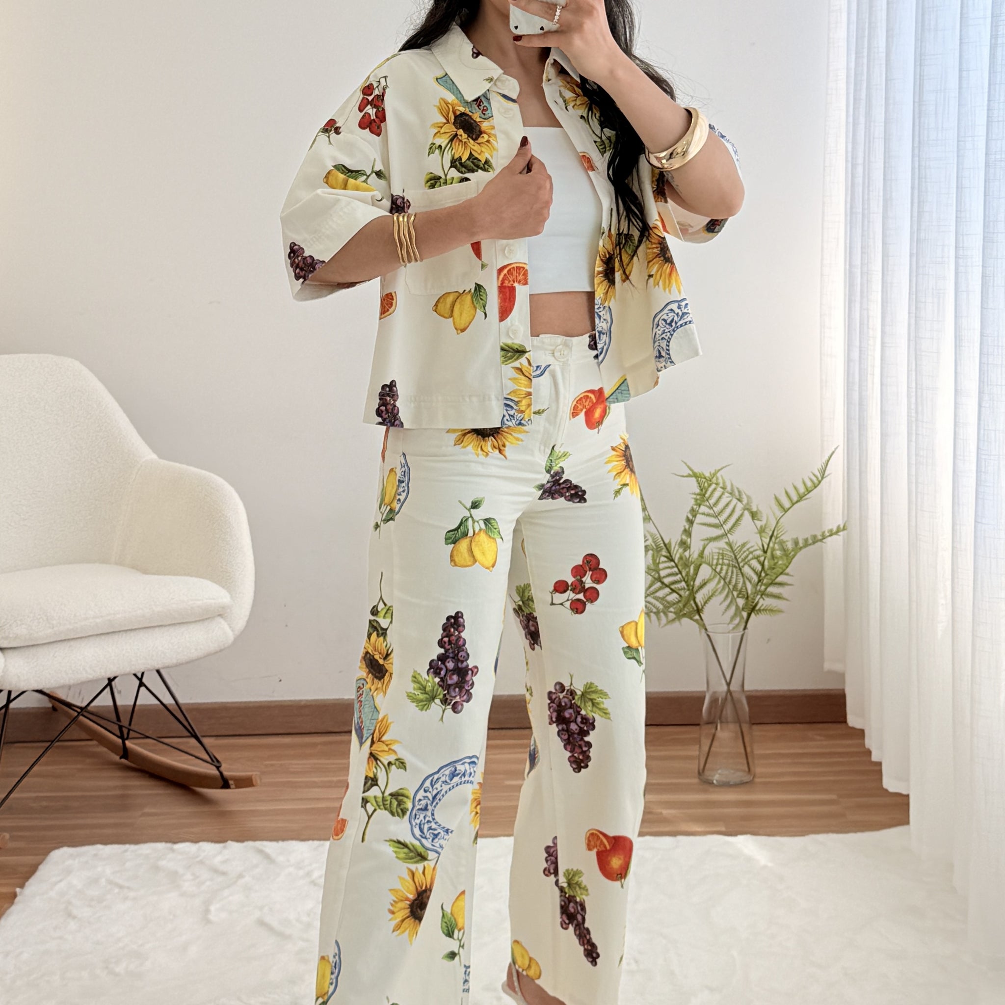 Camisa frutas DROLE DE COPINE