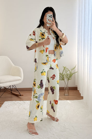 Camisa frutas DROLE DE COPINE