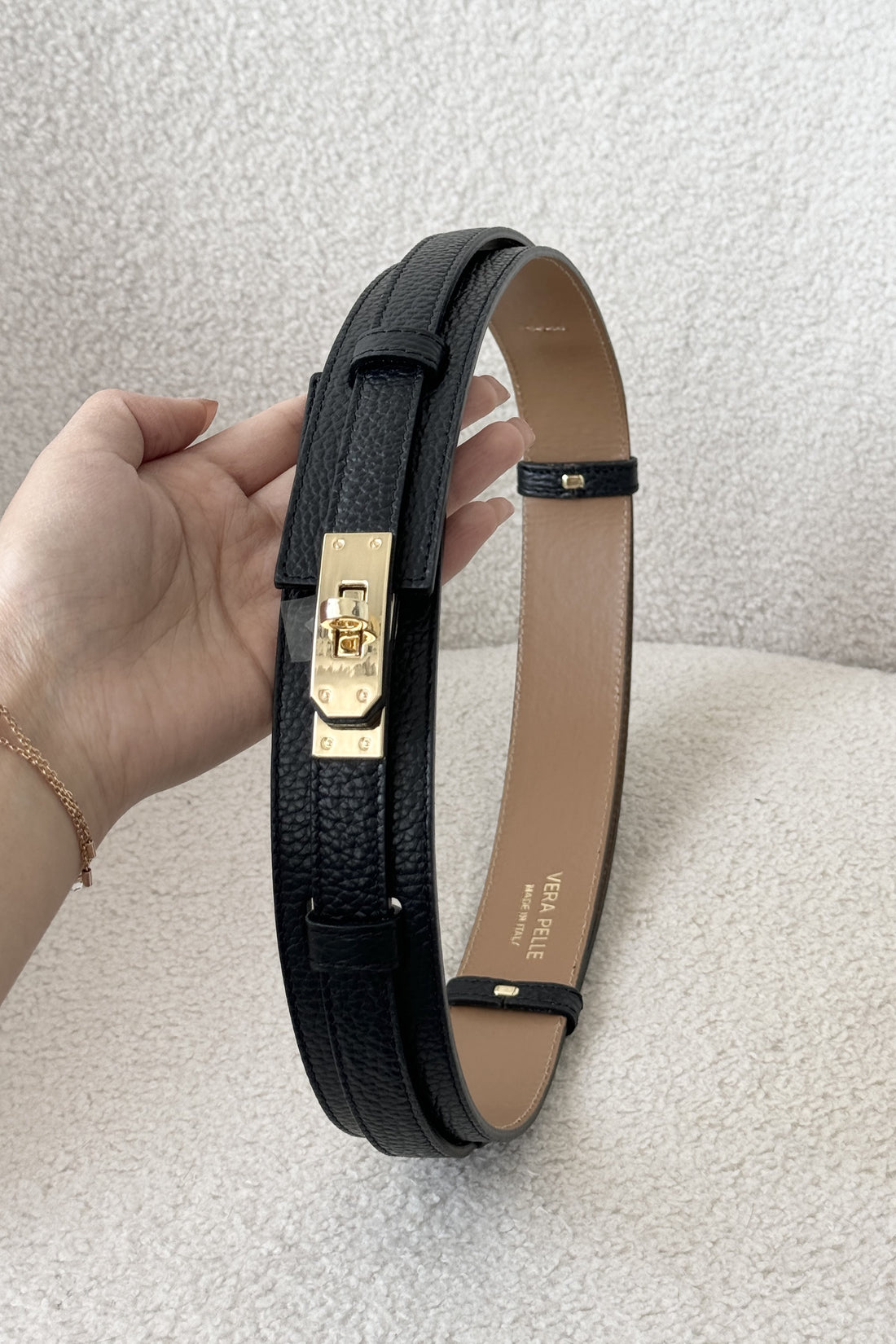 Cinto pele inspirado na Hermès grosso