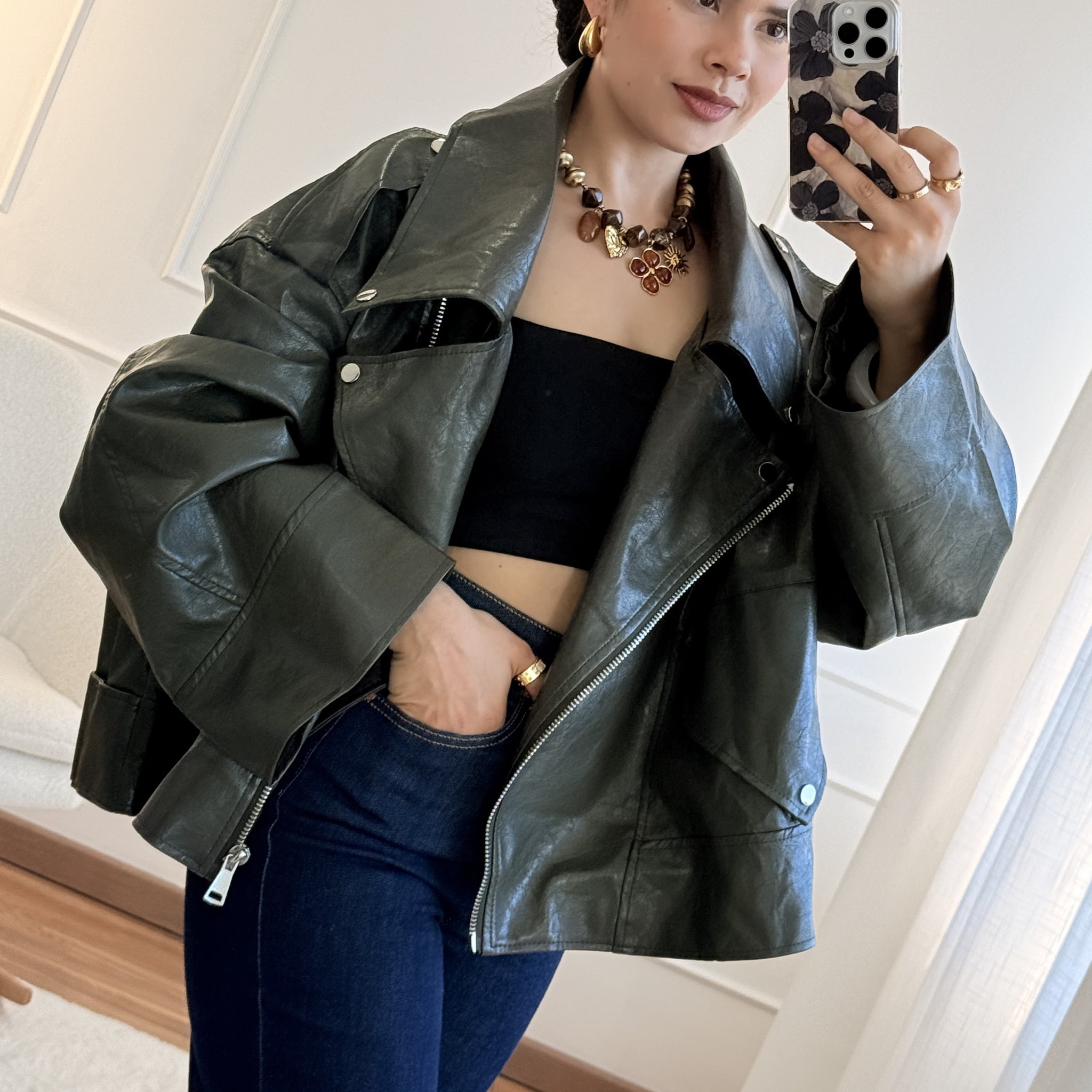 Casaco em Napa MOCHY