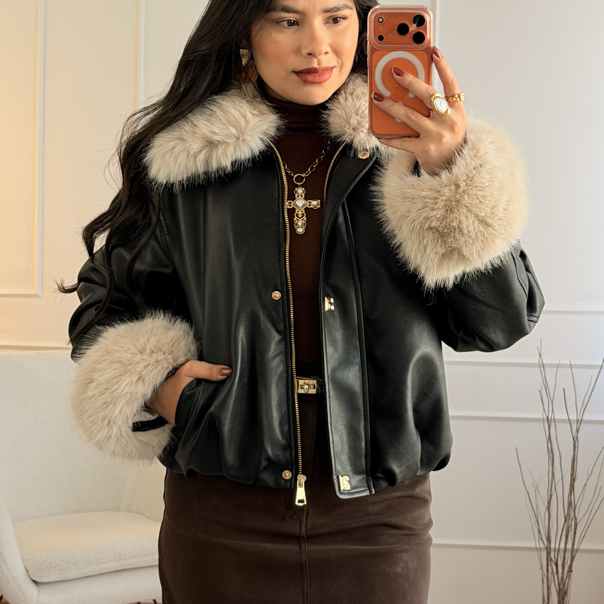 Casaco bomber pelo FLAMMODE