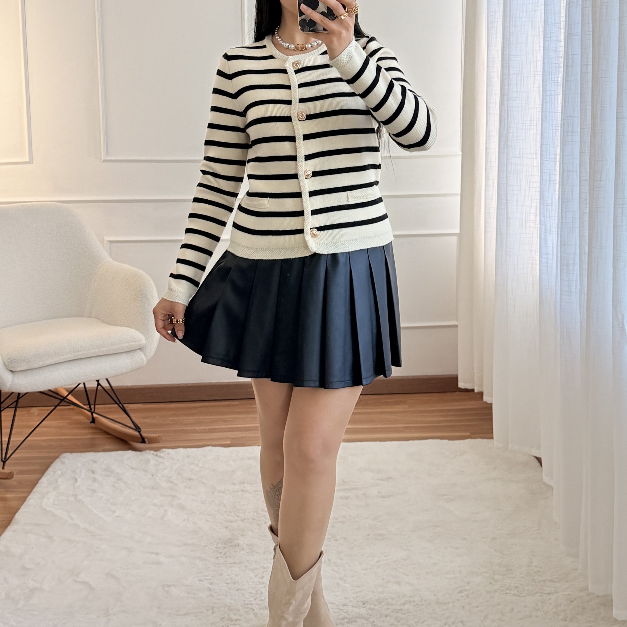 Striped coat