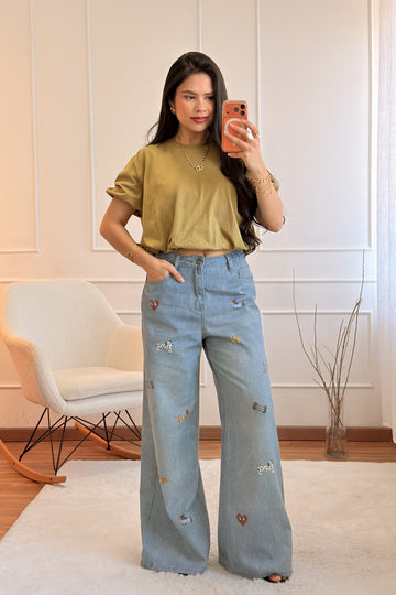 Calça estampado de cães