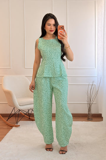 Conjunto Animal Print Leopardo