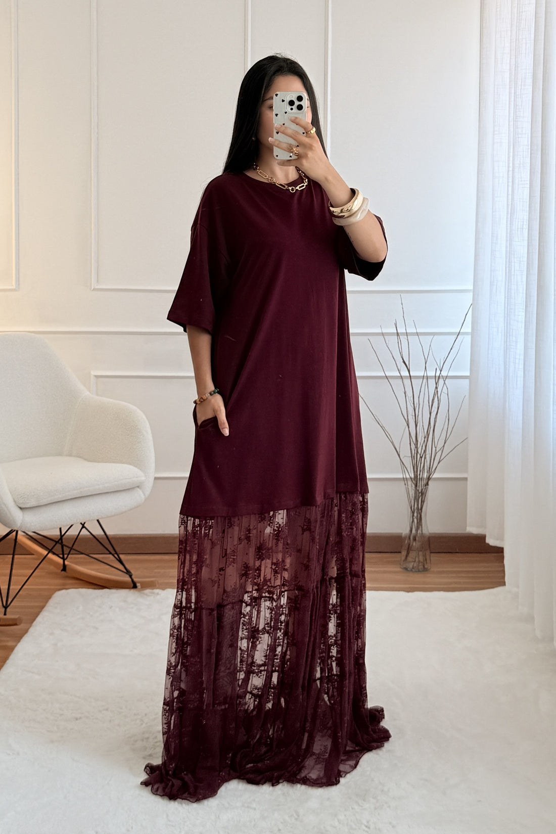 Vestido renda LUMINA