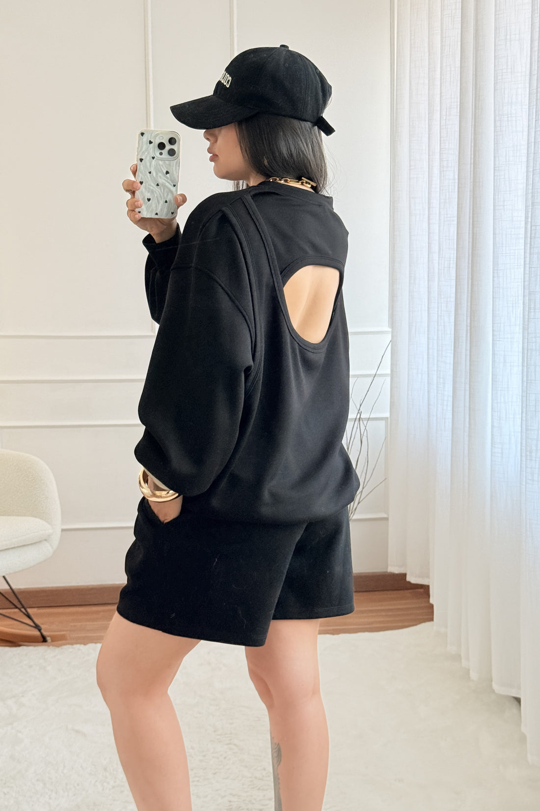 Sweat costas abertas LUMINA