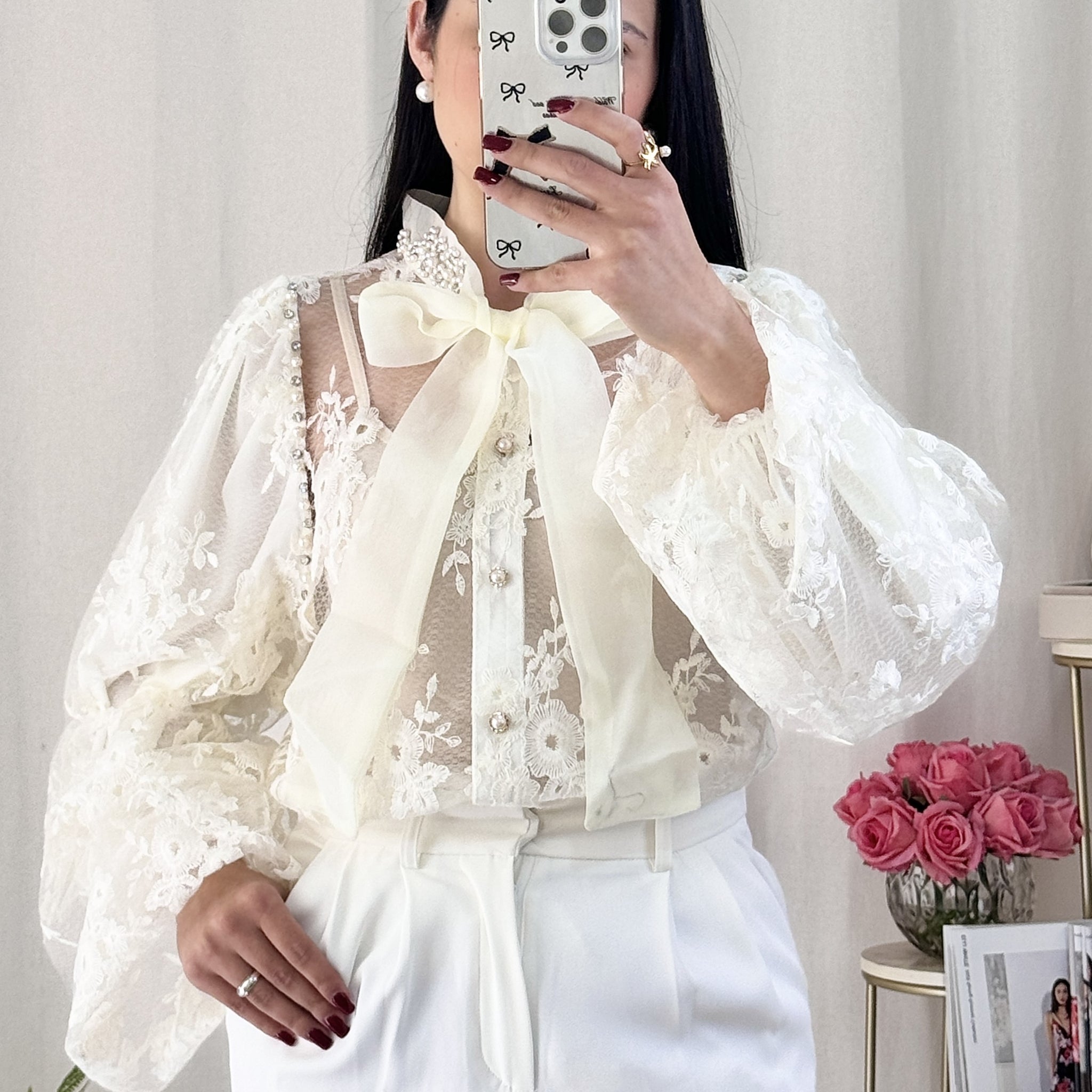 Blusa com top AZAKA
