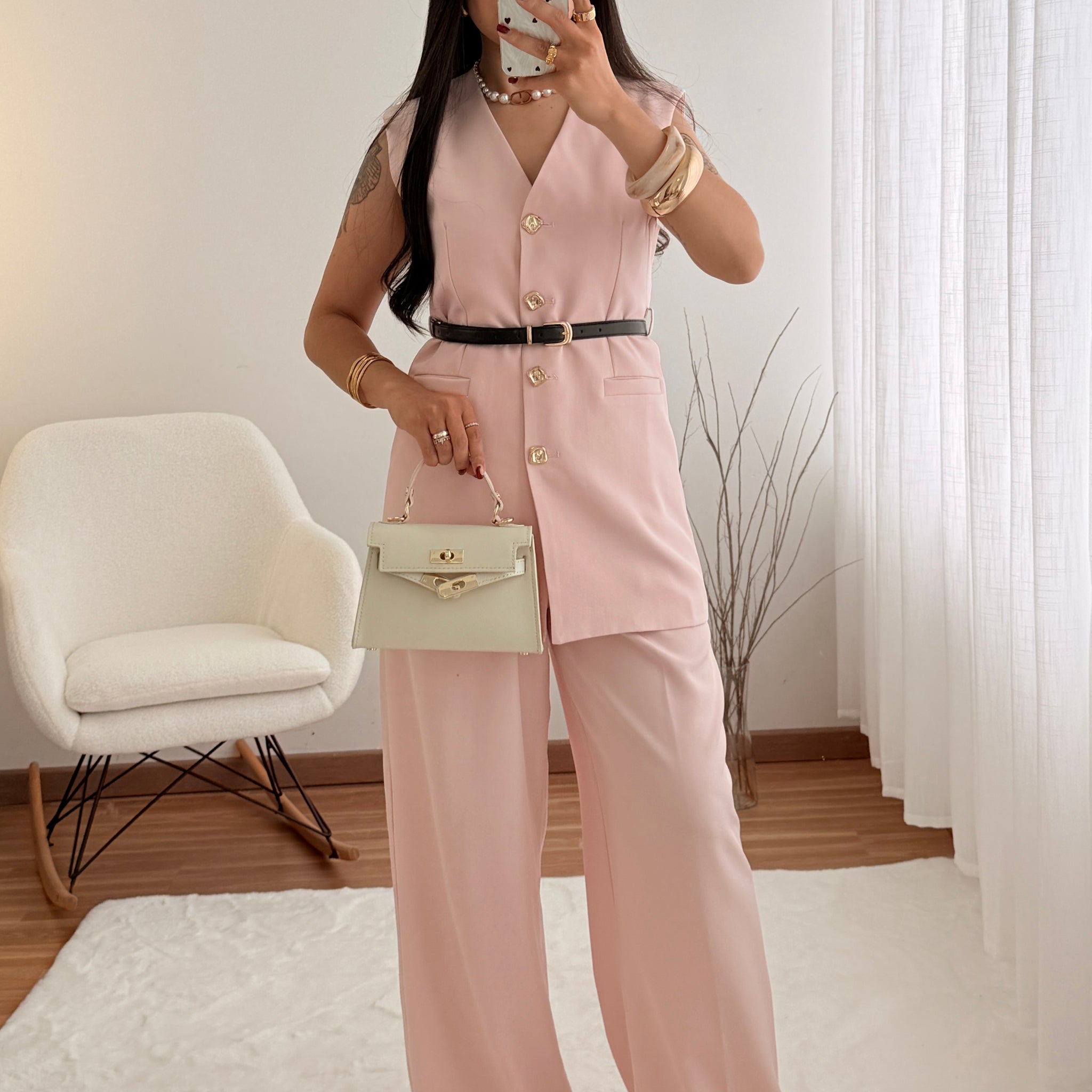 Conjunto com cinto MOCHY
