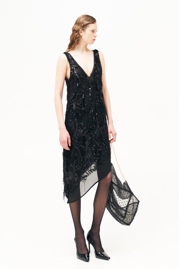 Vestido com lantejoulas LUMINA