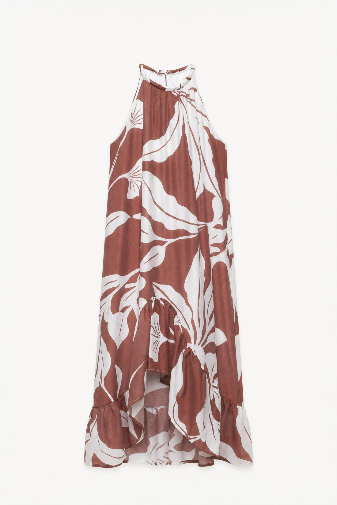 Vestido com estampado tropical LUMINA