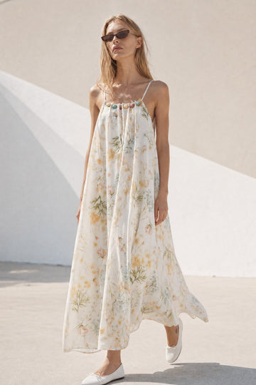 Vestido com estampado floral LUMINA