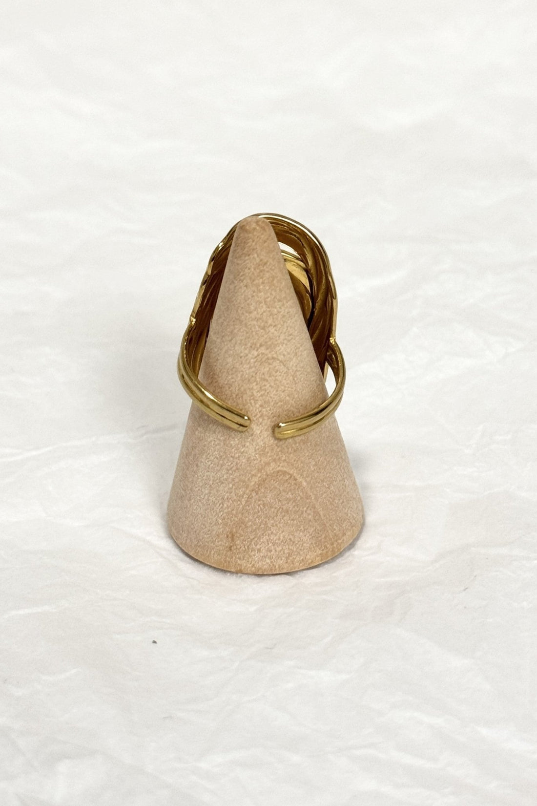 Anel Oval com Efeito Madrepérola em Aço - lavishiochicAnellavishiochic