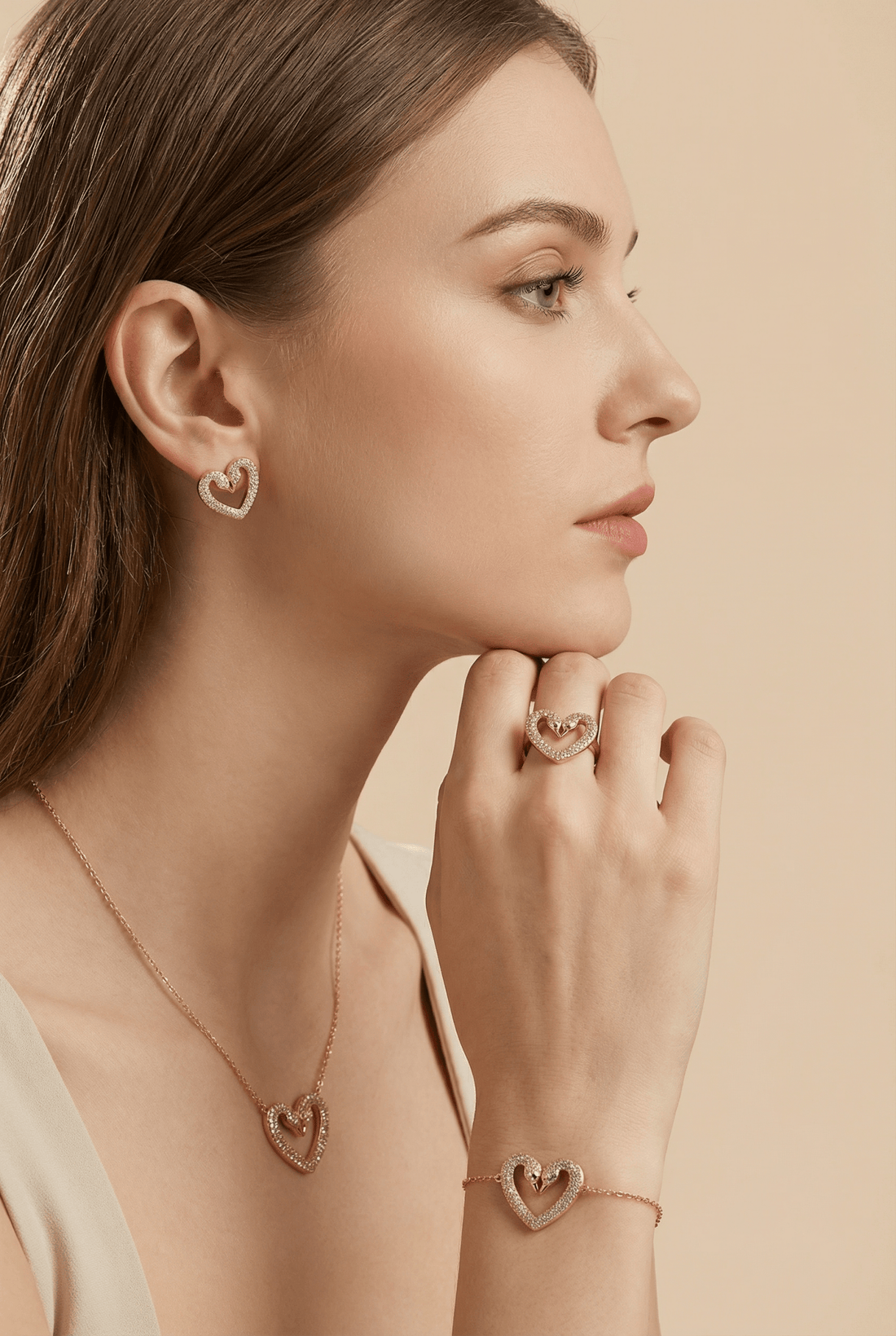 Anel Pendente de Cisne em Aço - lavishiochicAnellavishiochic