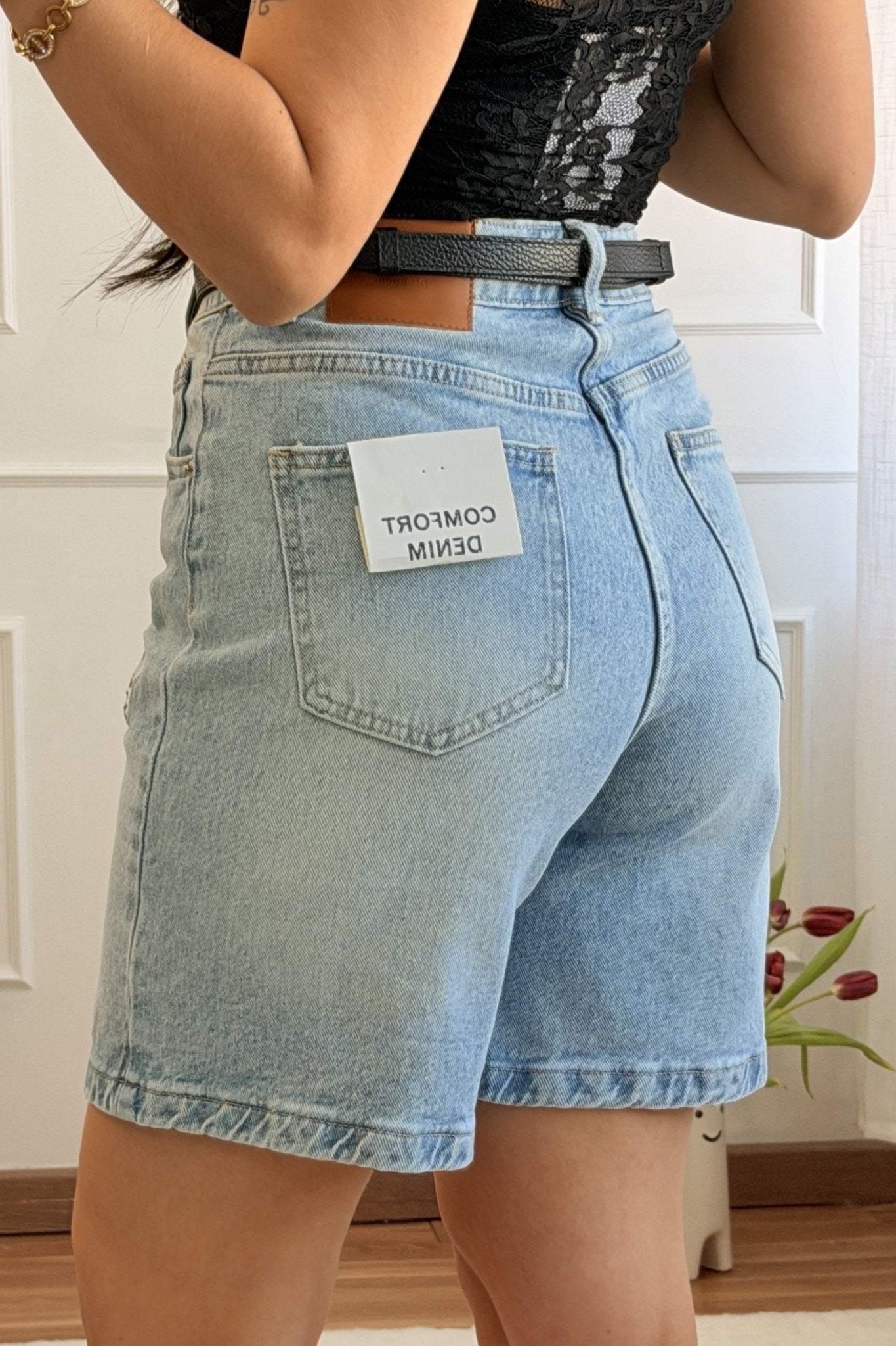 Bermudas de Ganga com Estampa de Cães - lavishiochiccalçõeslavishiochic